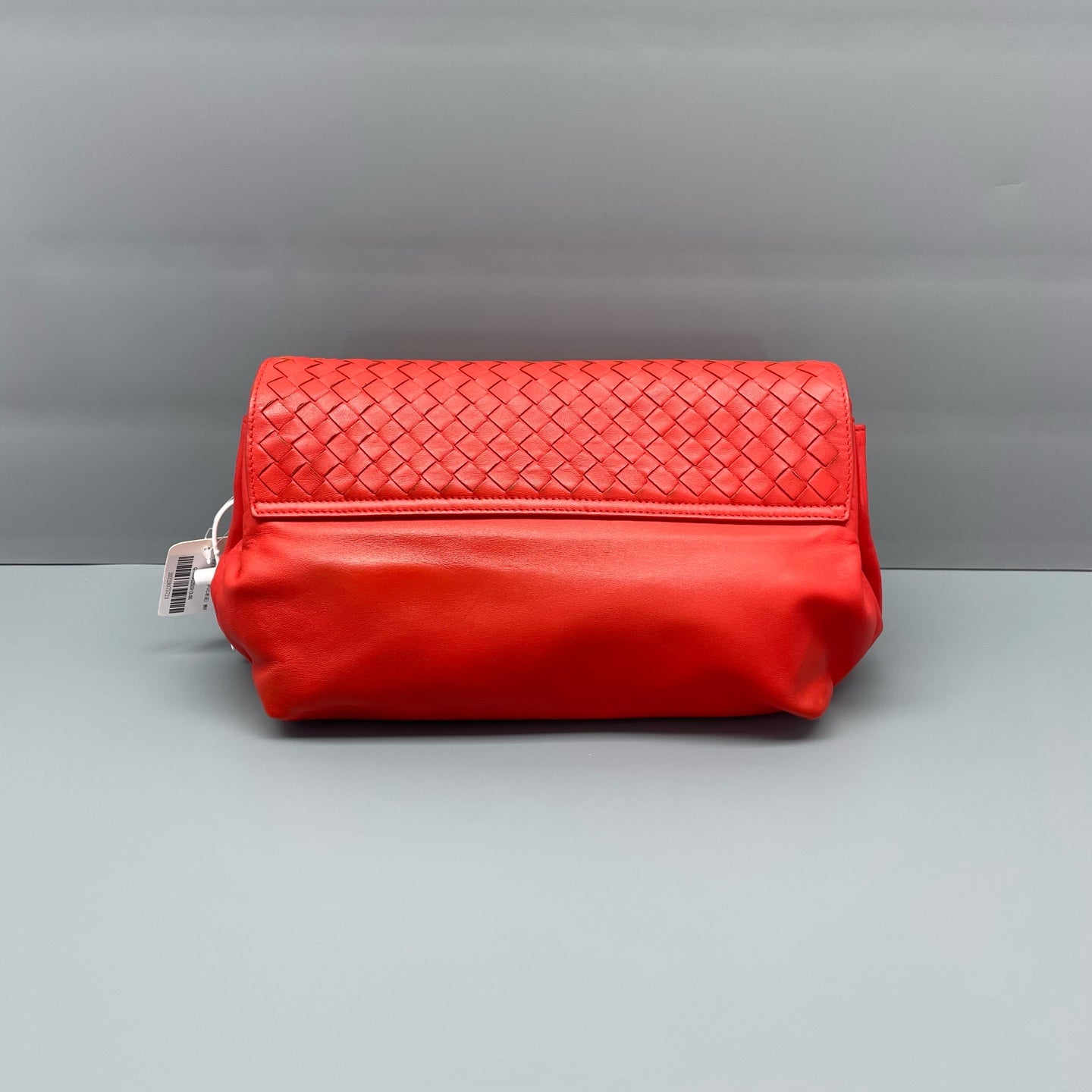 Bottega Veneta - Intrecciato Flap Bag - Lambskin leather - Orange - (Small)