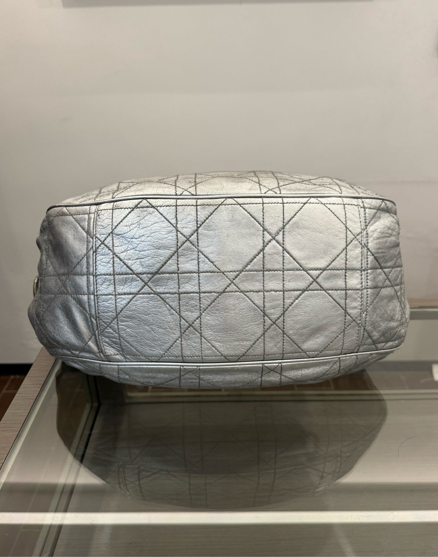 Dior - Gaucho - Leather - Silver - (Medium)