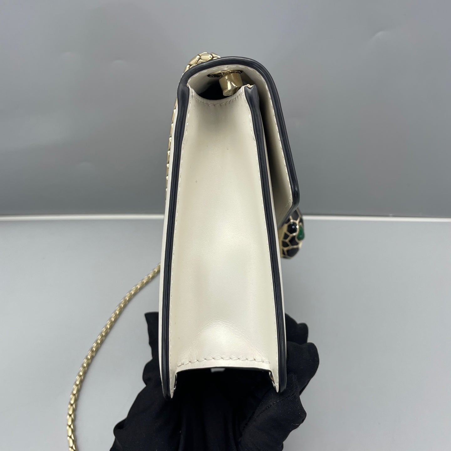 Bvlgari - Serpenti Forever - Leather - White - (small)