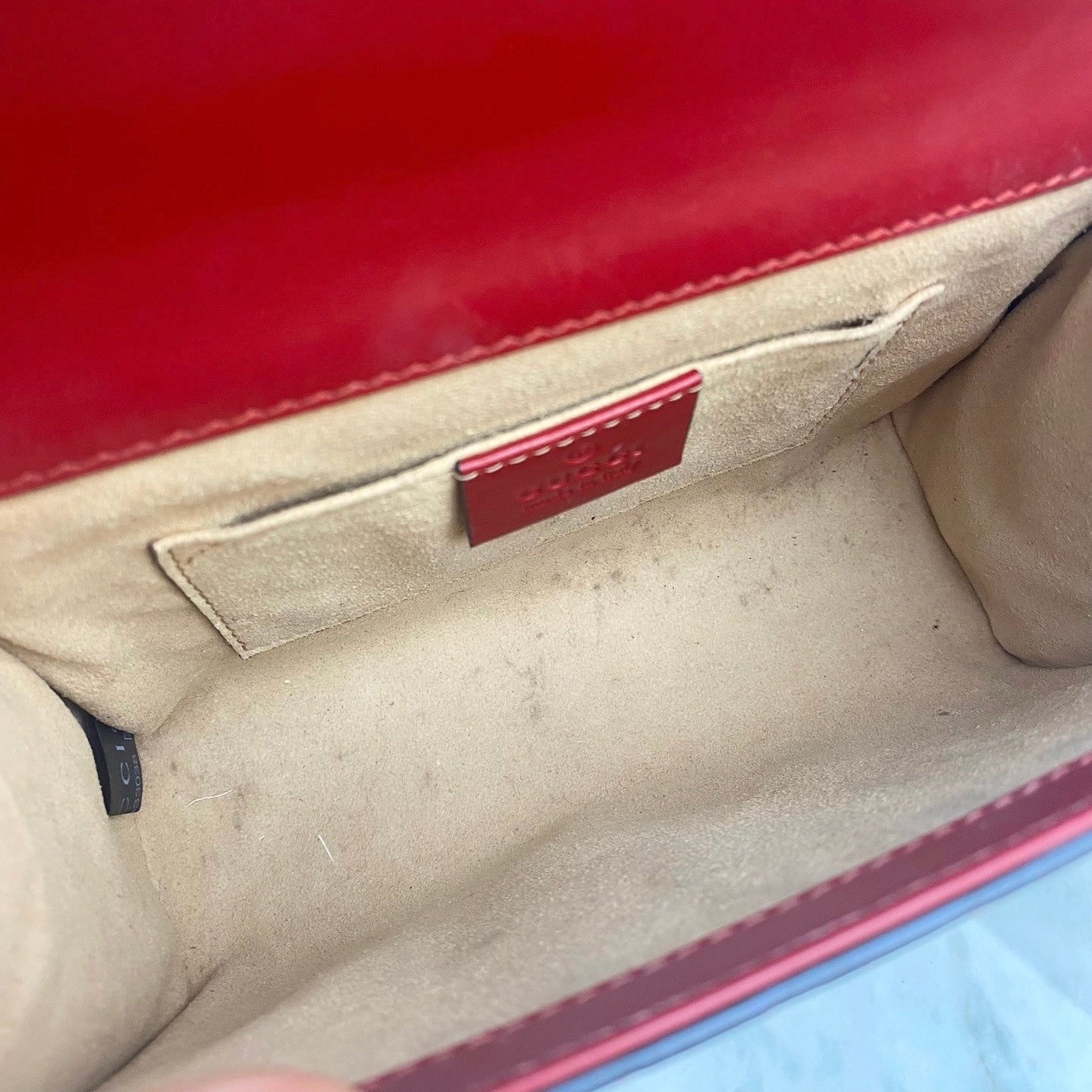 Gucci - Padlock - Leather - Red - (mini)