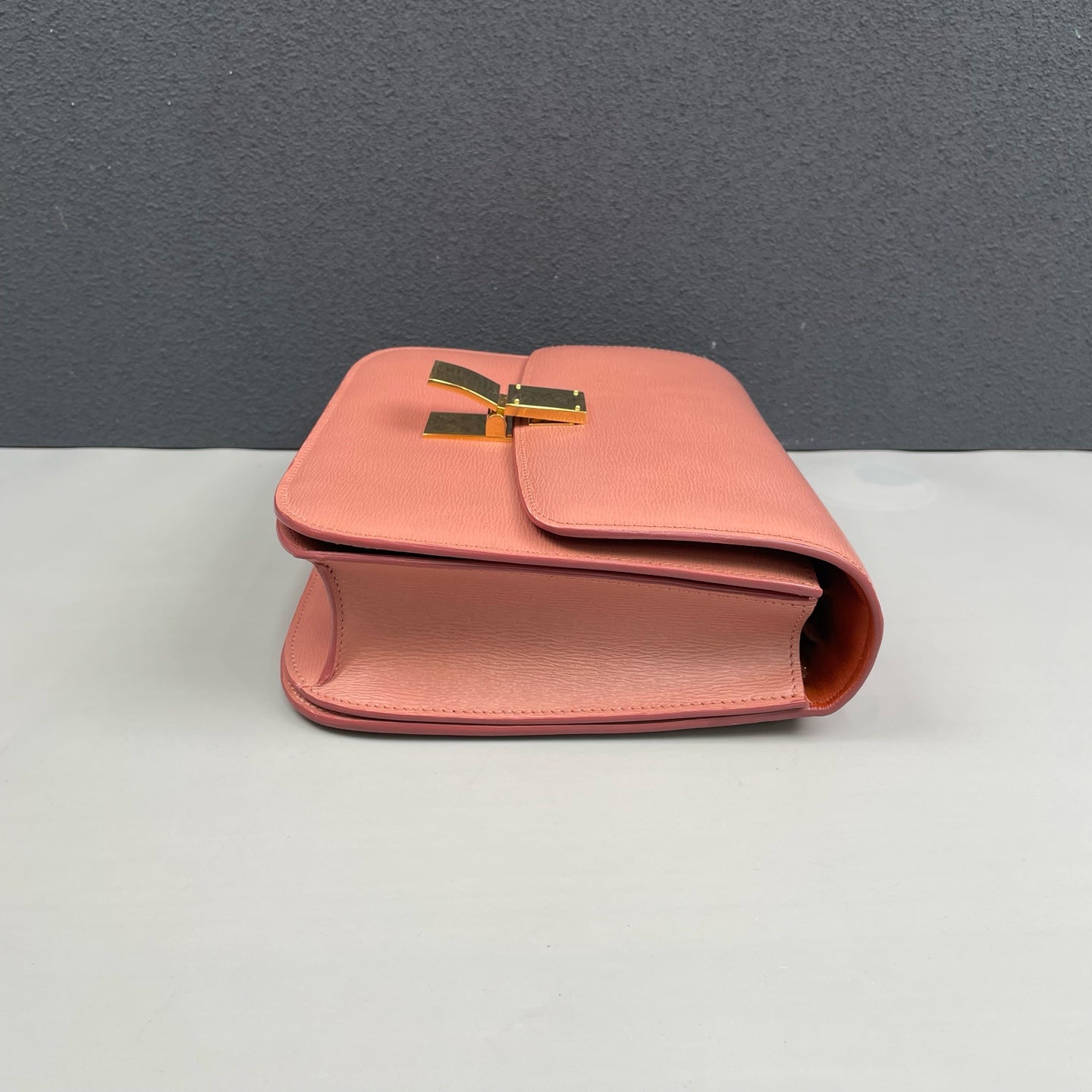Celine - Medium Box Bag - Grained calfskin leather - Pink - (medium)