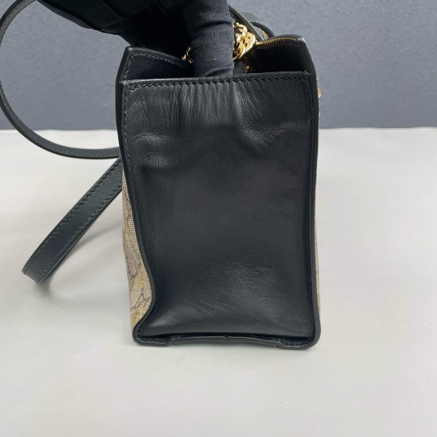 Gucci - Padlock Gilded Bee Tote Bag - GG Supreme coated canvas with leather trim - Multicolour - (small)