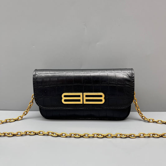 Balenciaga - Gossip Chain Bag - Leather - Black - (mini)