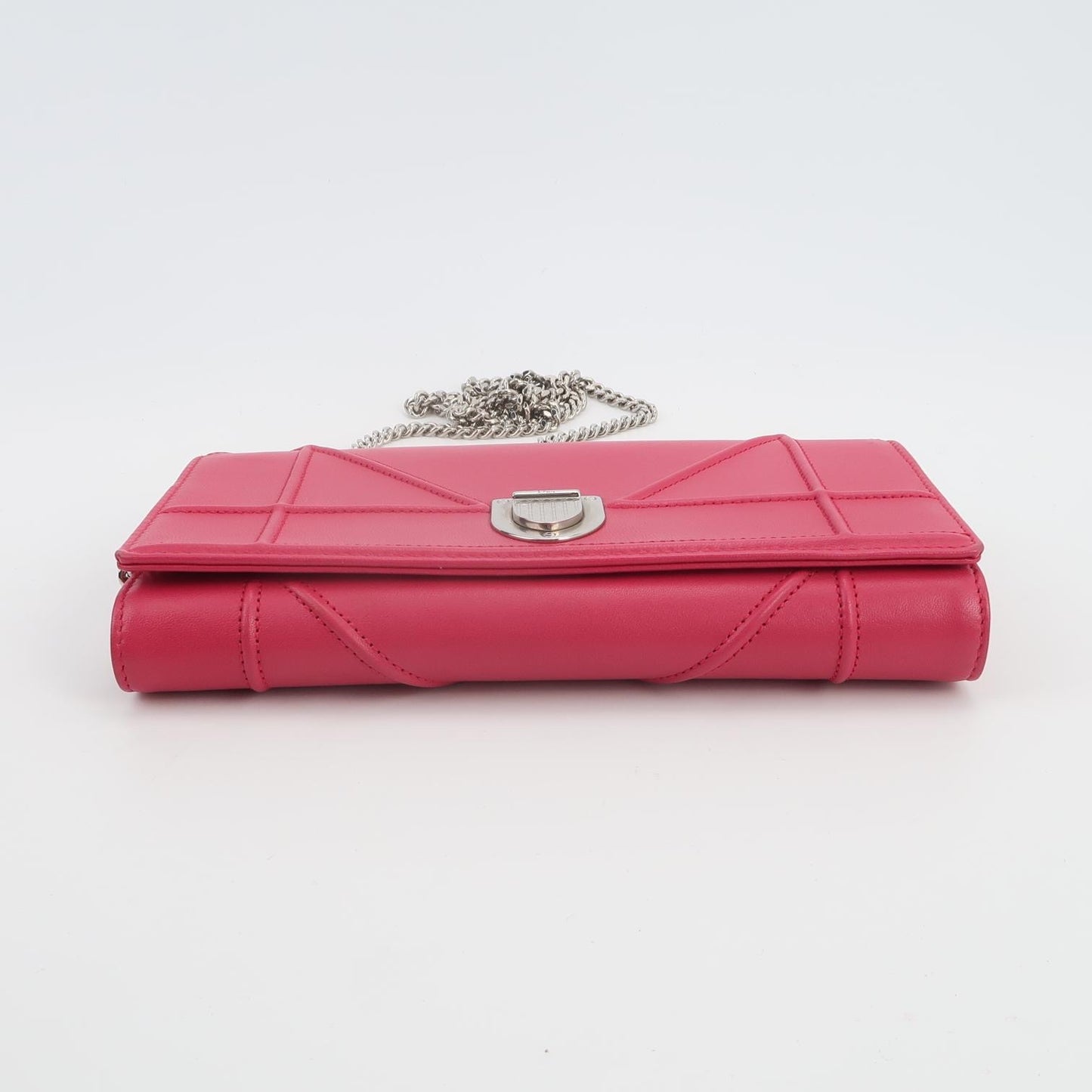 Dior - Diorama Wallet On Chain - Calfskin leather - Pink - (mini)