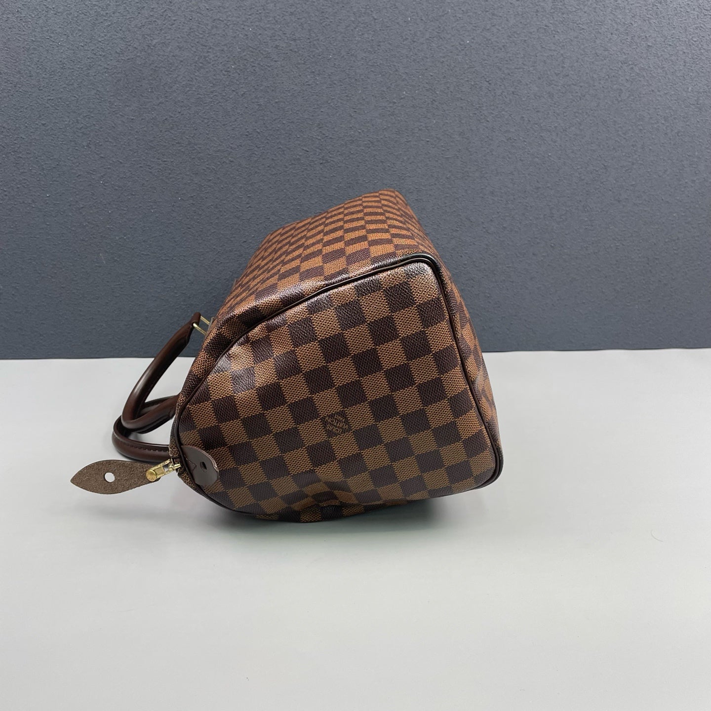 Louis Vuitton - Speedy 30 - Damier Ebene coated canvas with leather trim - Brown - (Medium)