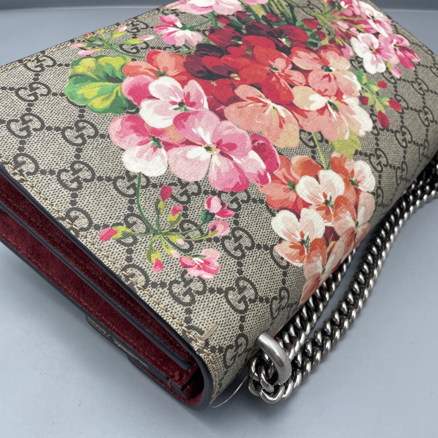 Gucci - Dionysus - GG Supreme coated canvas with suede lining and trim - Beige, Red, Multicolour - (medium)