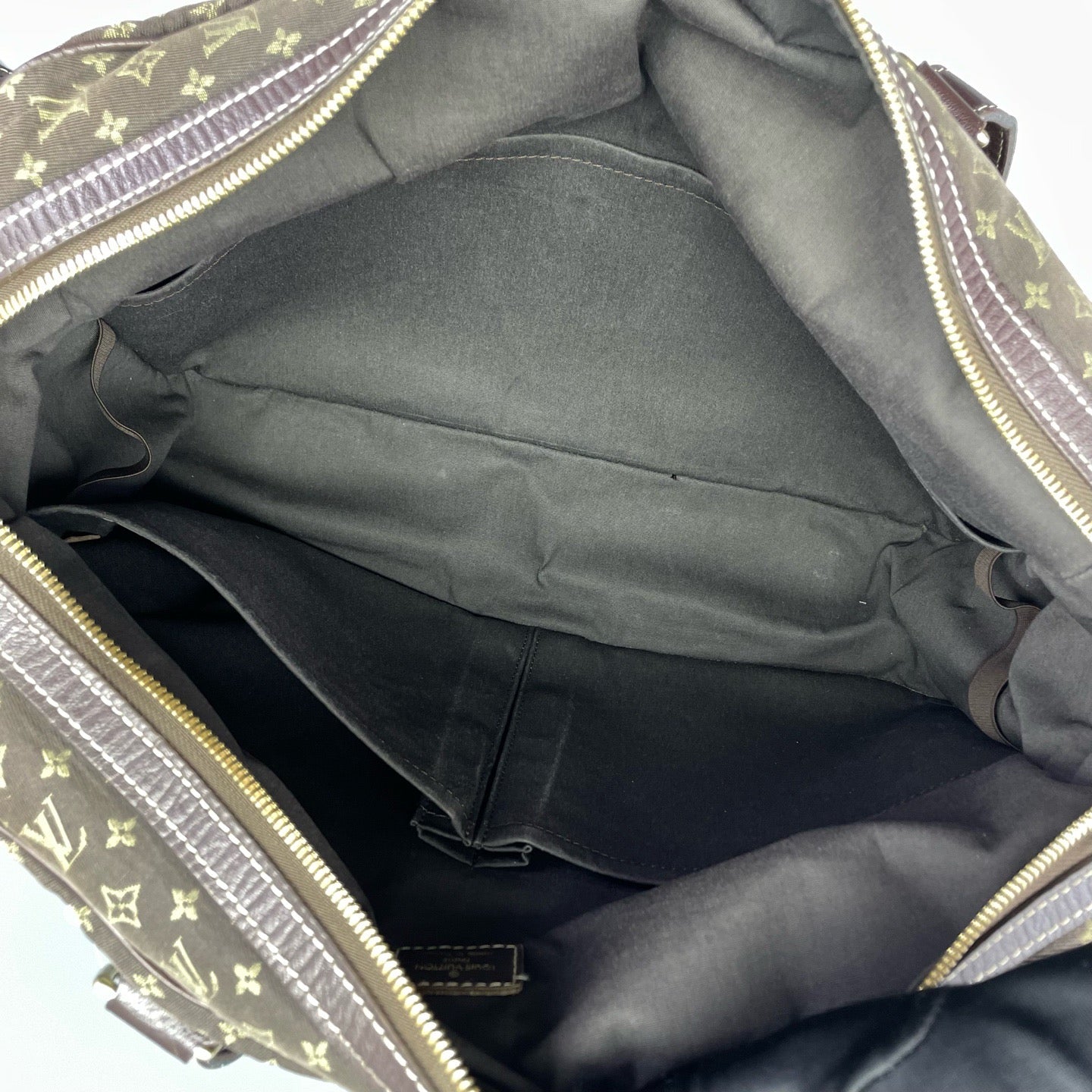 Louis Vuitton - Monogram Denim Messenger Bag - Denim with Leather trim - Brown - (large)