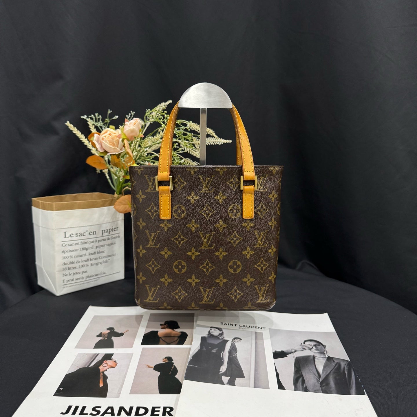 Louis Vuitton - Viviane - Monogram canvas with Vachetta leather trim - Brown - (Small)