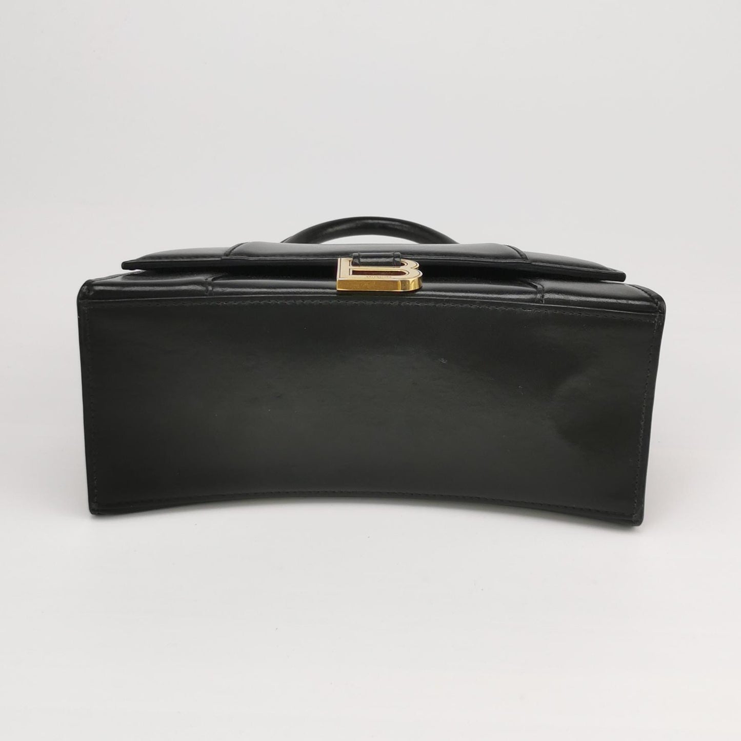 Balenciaga - HOURGLASS - Cowhide leather - Black - (mini)