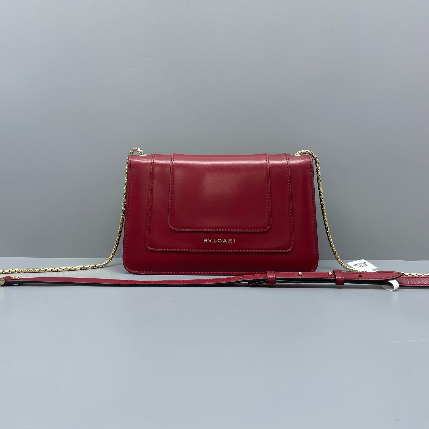 Bvlgari - Serpenti Forever Flap Cover Bag 22135L7018 - Calfskin leather - Red - (Small)