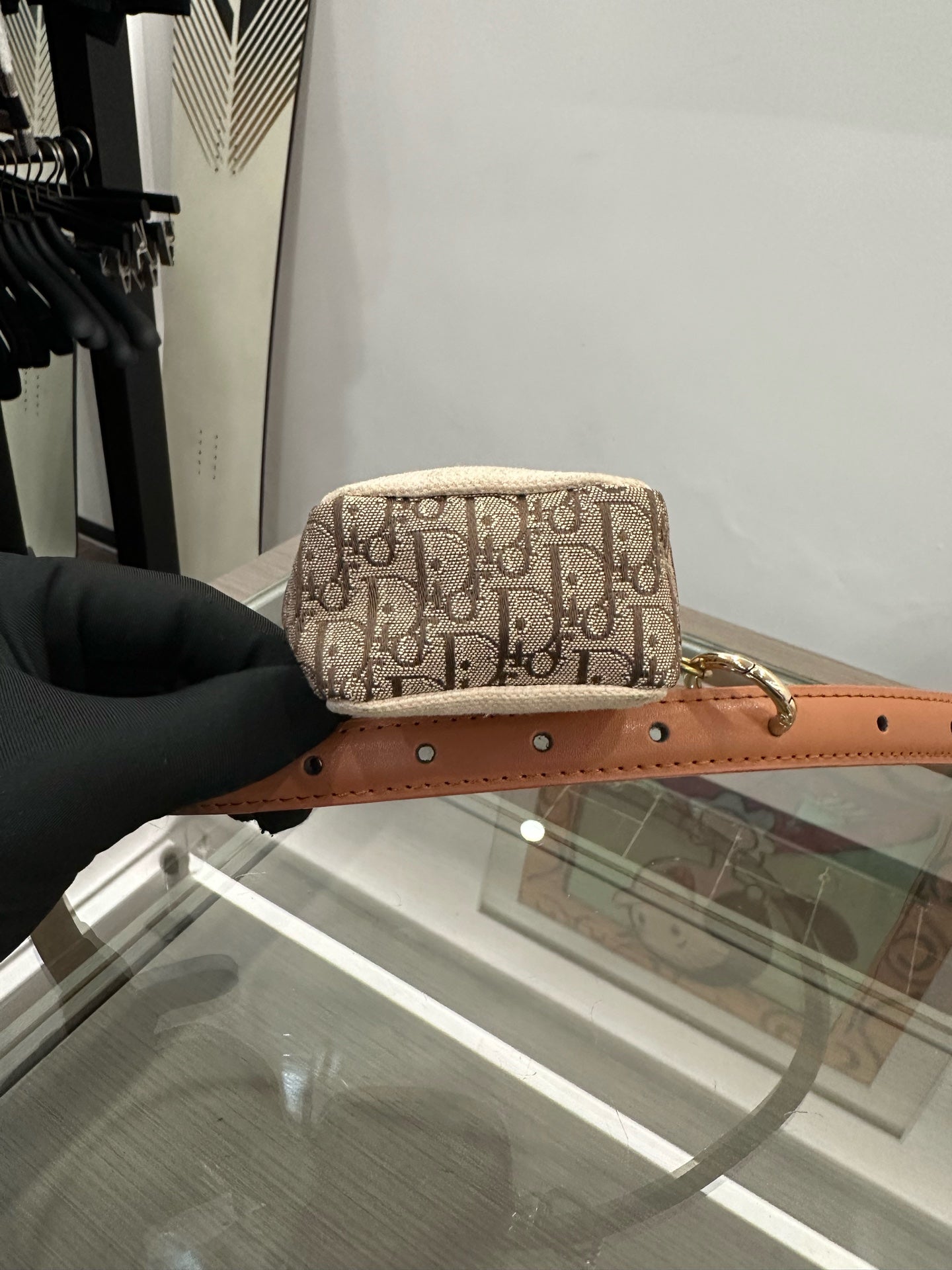Dior - Oblique Monogram Canvas Belt Pouch - Canvas and Leather - Brown - (mini)