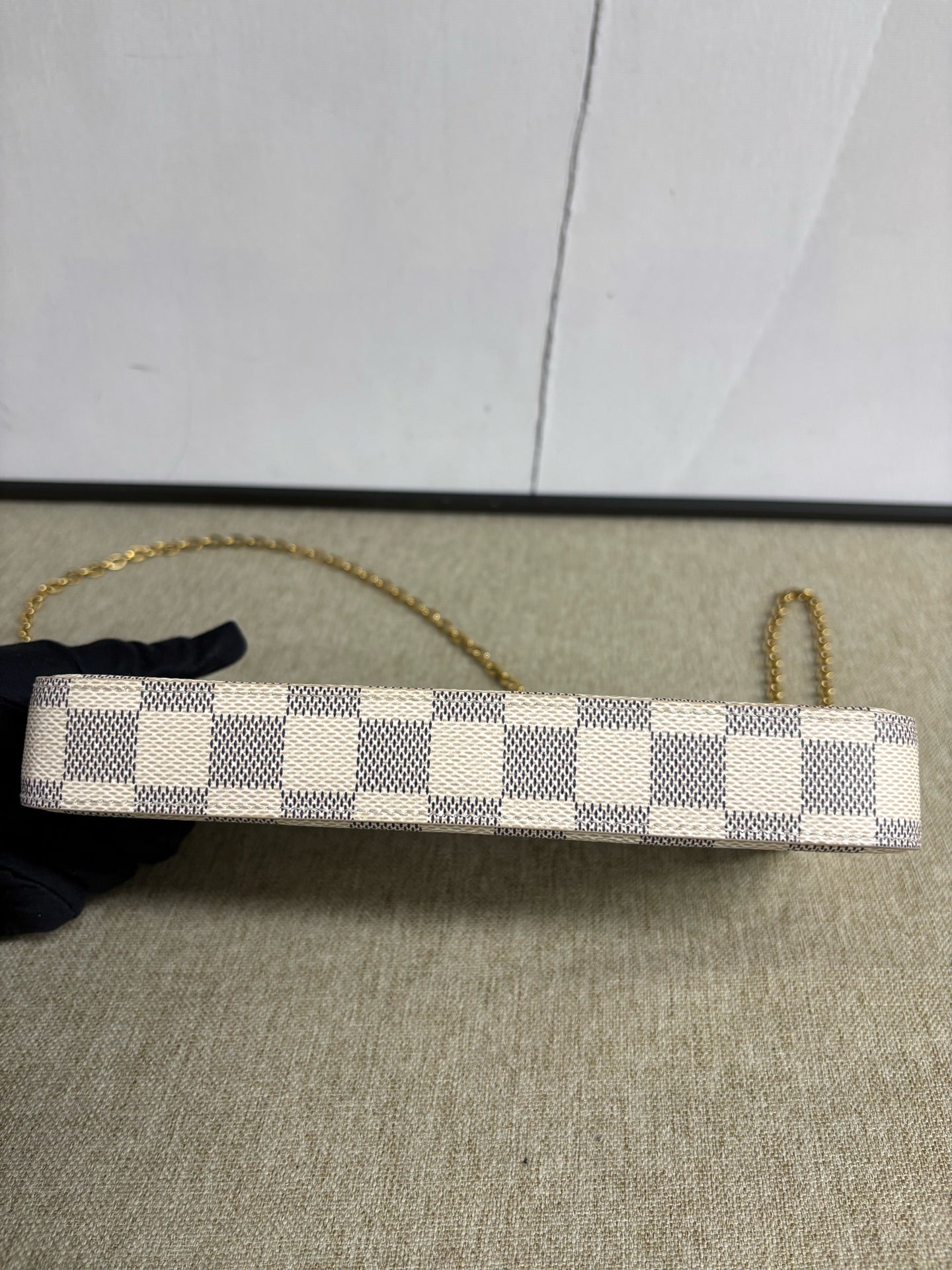Louis Vuitton - Félicie Pochette - Damier Azur coated canvas - White - (mini)