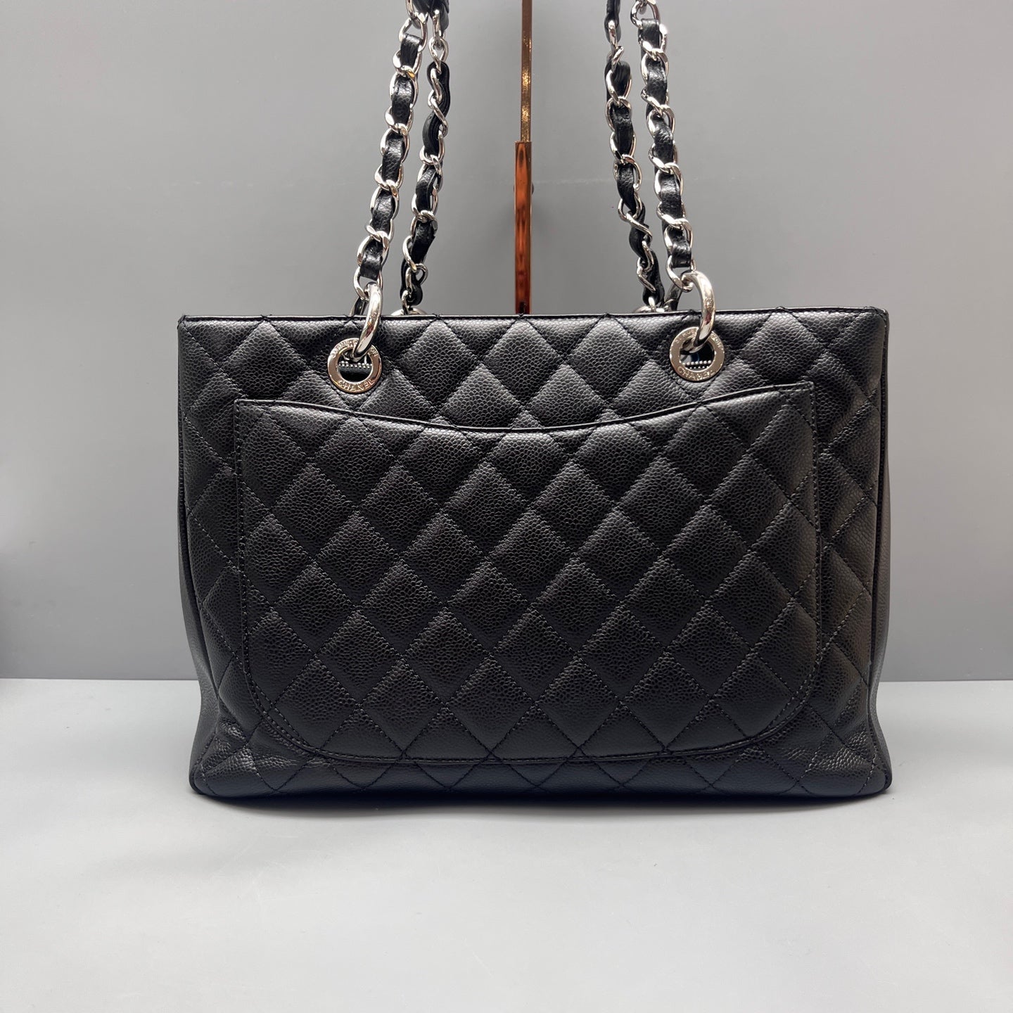 Chanel - GST Grand Shopping Tote - Caviar leather - Black - (Medium)