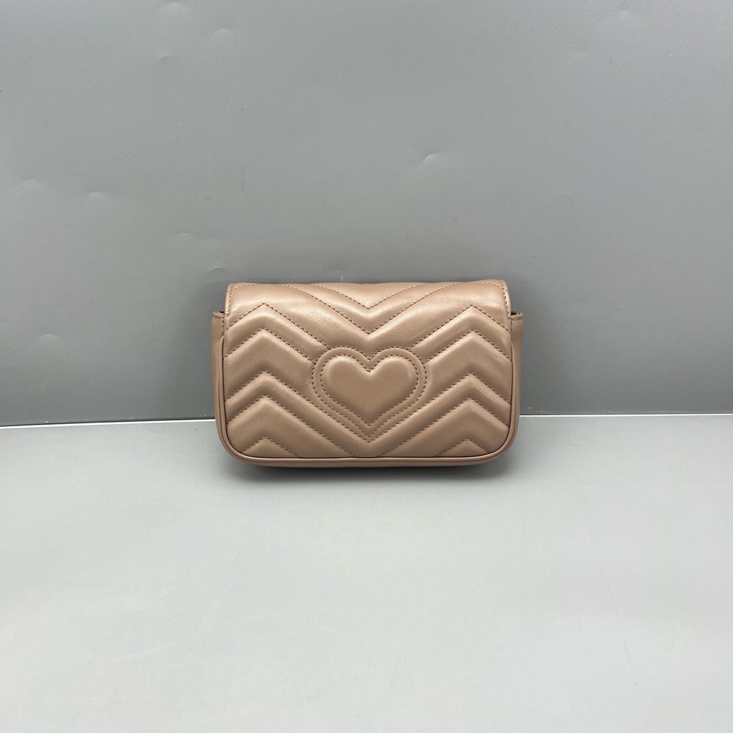 Gucci - GG Marmont Super Mini Bag - Leather - Beige - (mini)