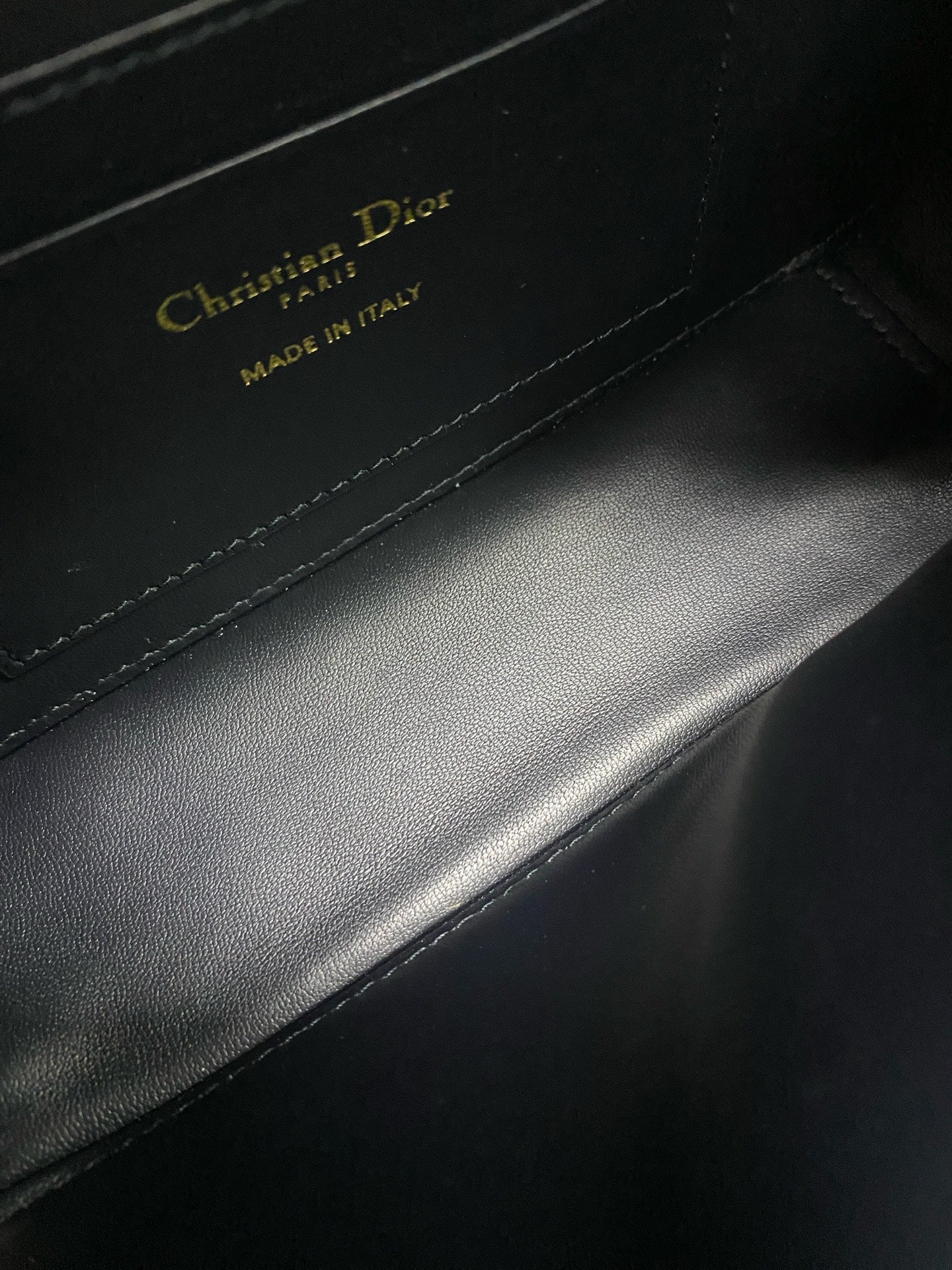 Dior - Montaigne Box Bag - Oblique jacquard canvas with leather trim and leather lining - Blue - (mini)