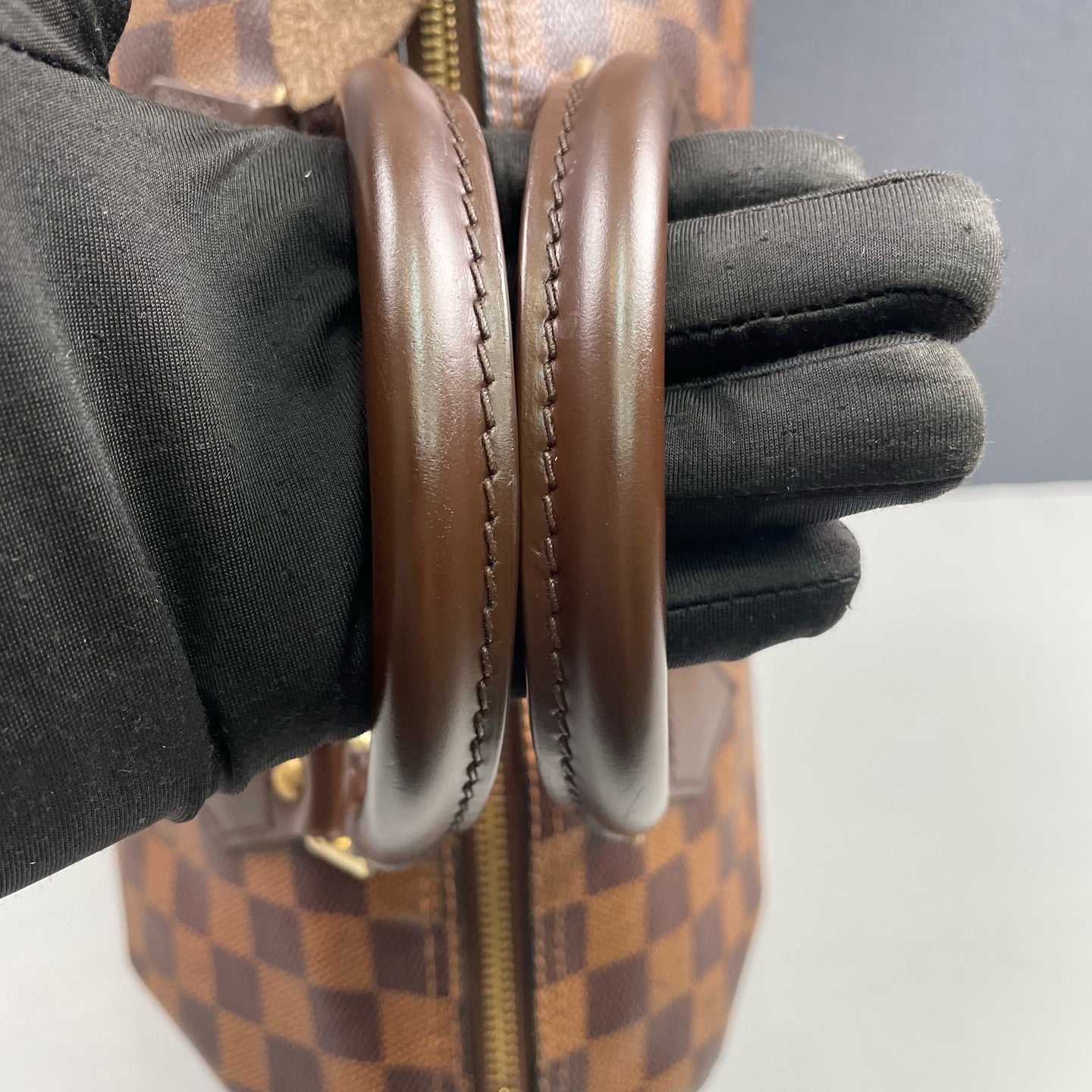 Louis Vuitton - Speedy 30 - Damier Ebene coated canvas with leather trim - Brown - (Medium)