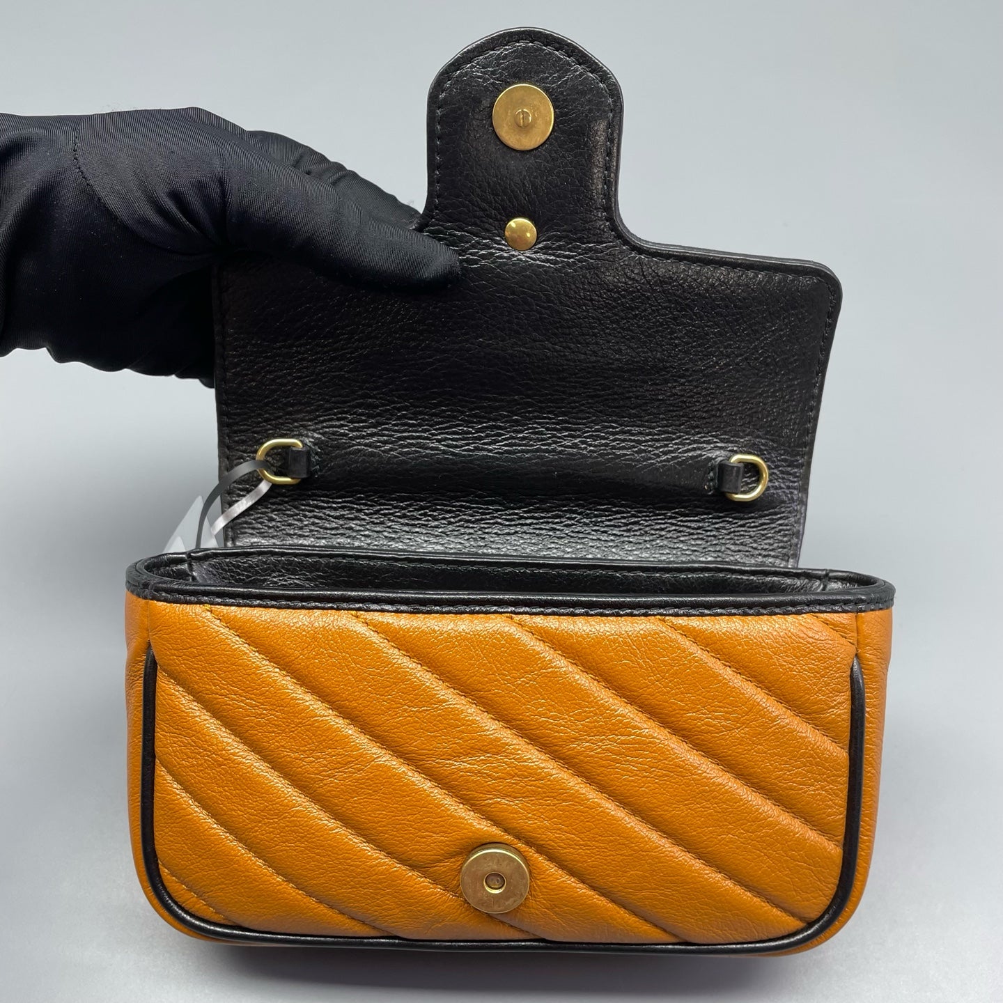 Gucci - Marmont Super Mini Bag - Leather - Brown - (mini)