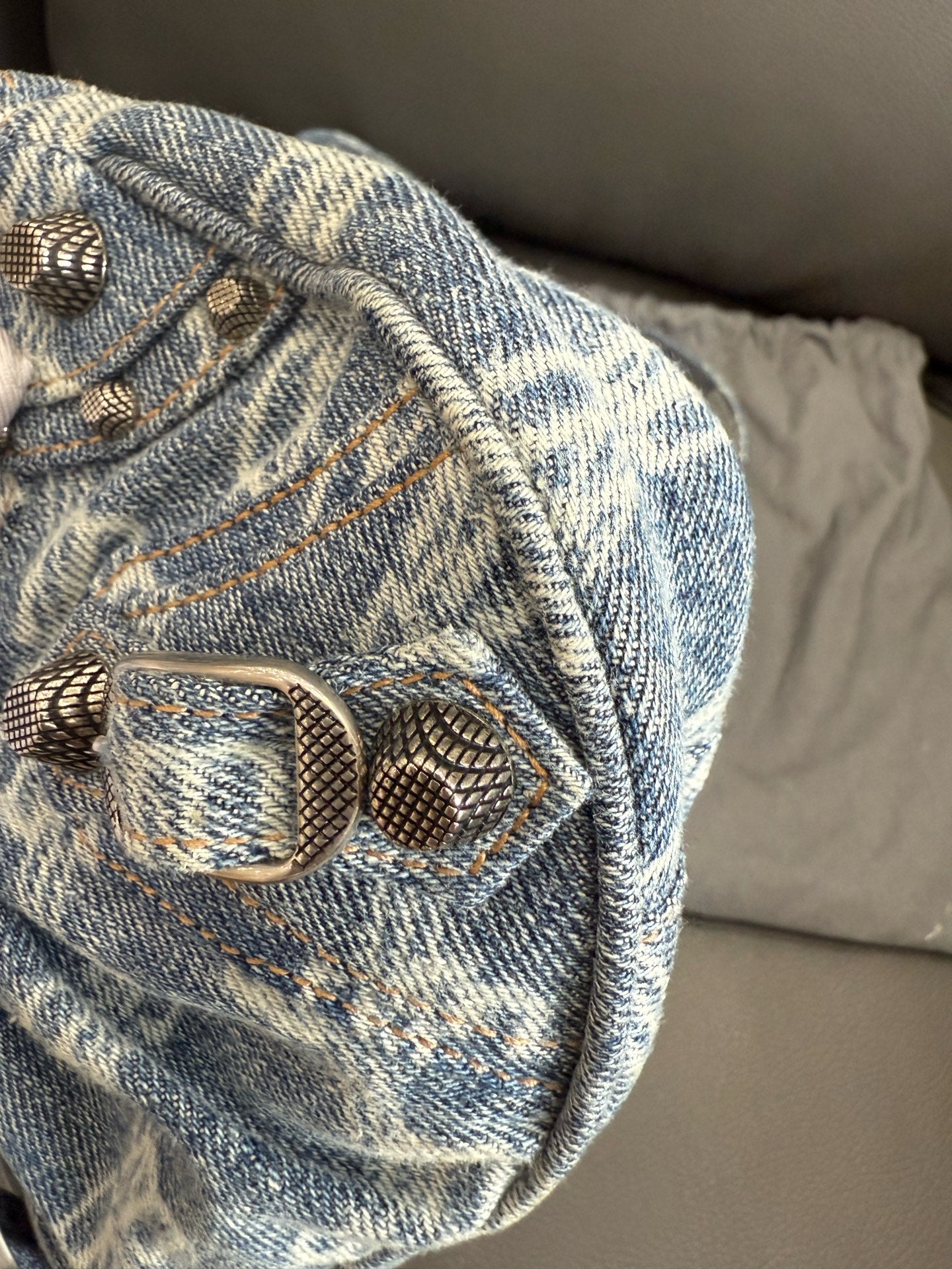 Balenciaga - Le Cagole Mini Shoulder Bag - Denim - Blue - (mini)