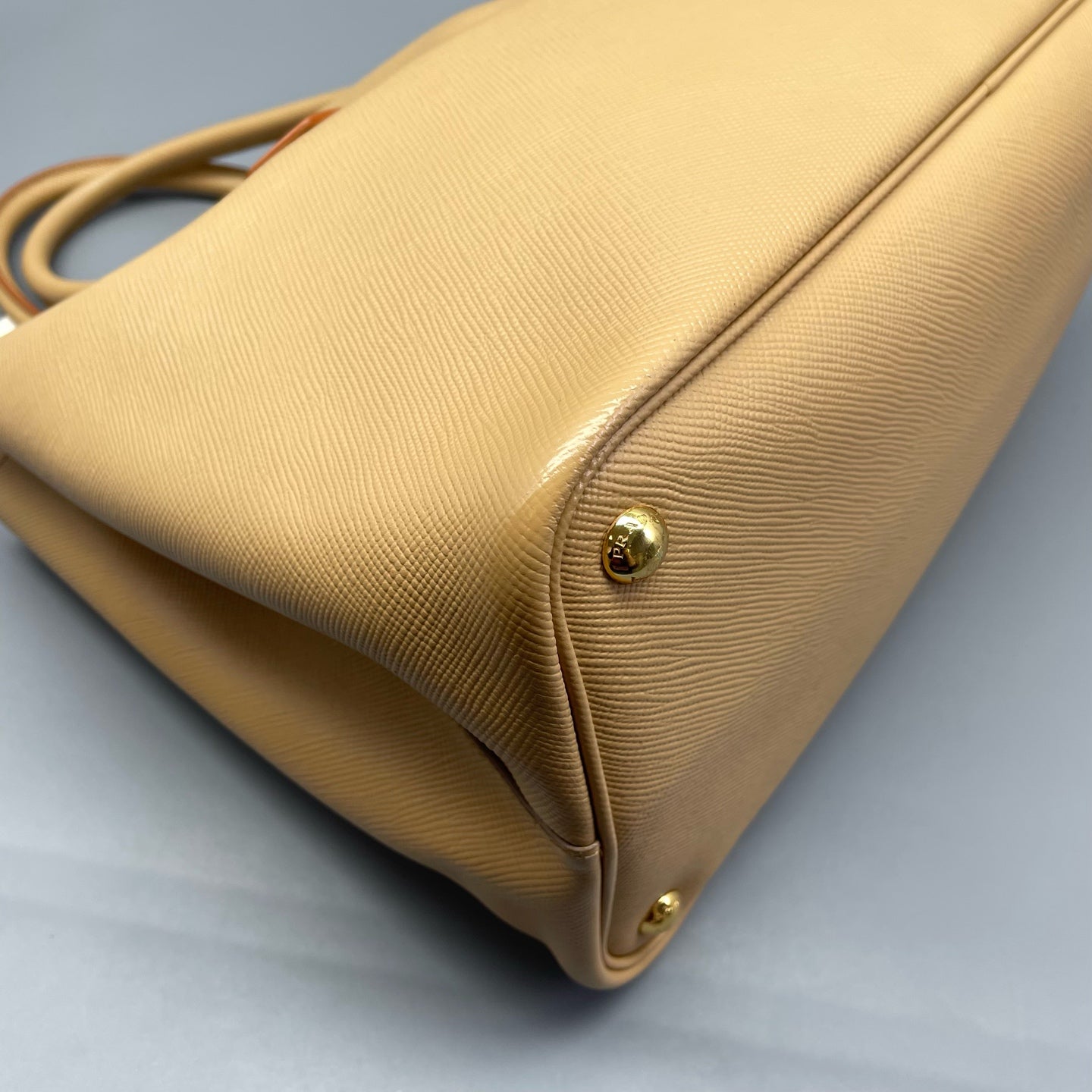 Prada - Double Tote Bag - Saffiano leather - Beige - (Large)