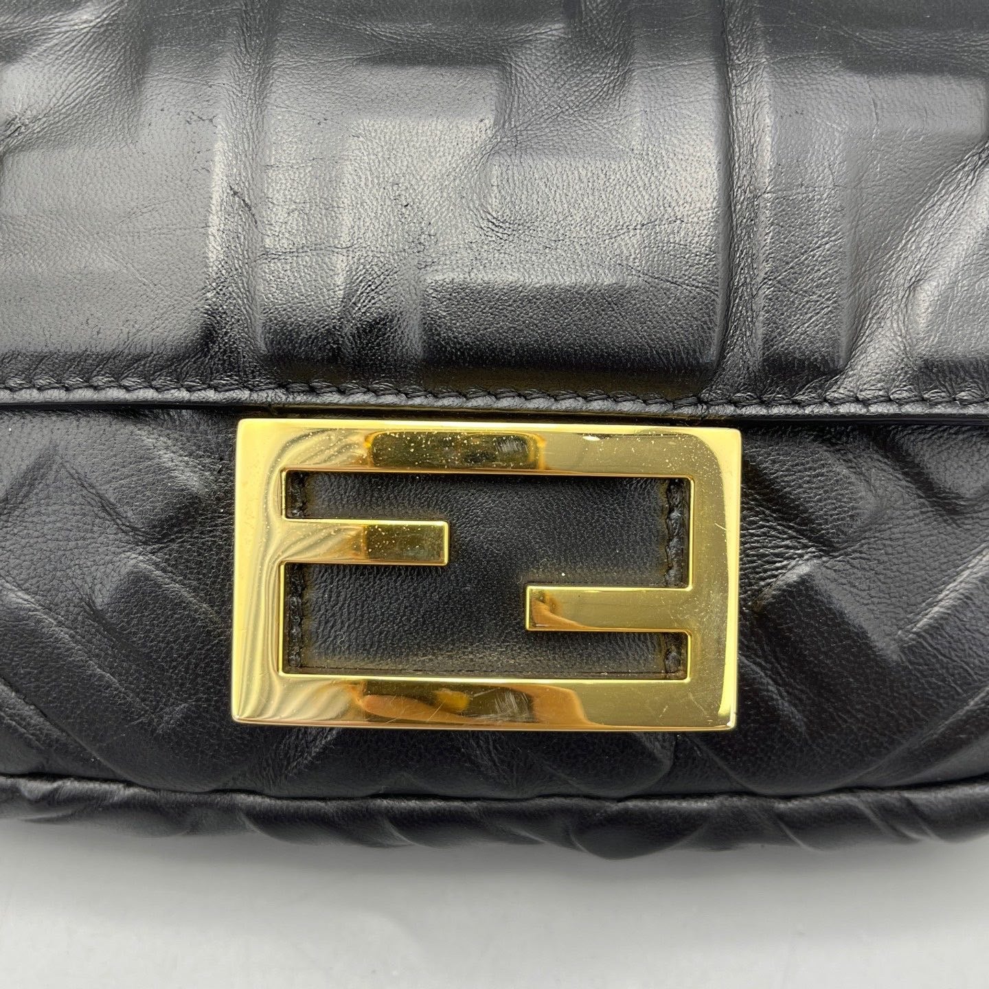 Fendi - Baguette - Leather - Black - (mini)