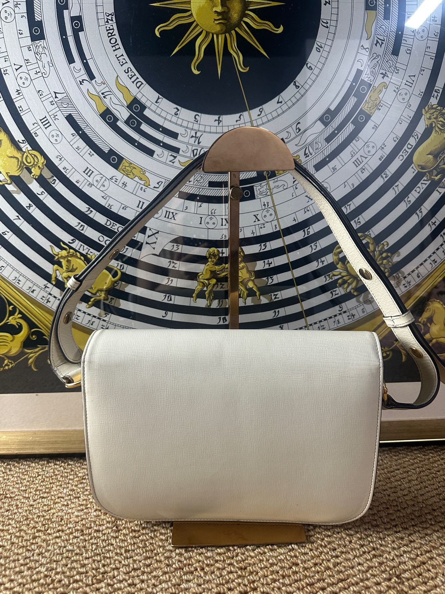 Gucci - 1955 Horsebit Shoulder Bag - Leather - White - (medium)
