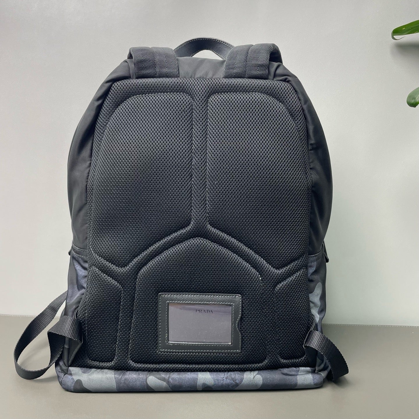 Prada - Camouflage Nylon Backpack - Nylon with Saffiano leather trim - Multicolour - (medium)
