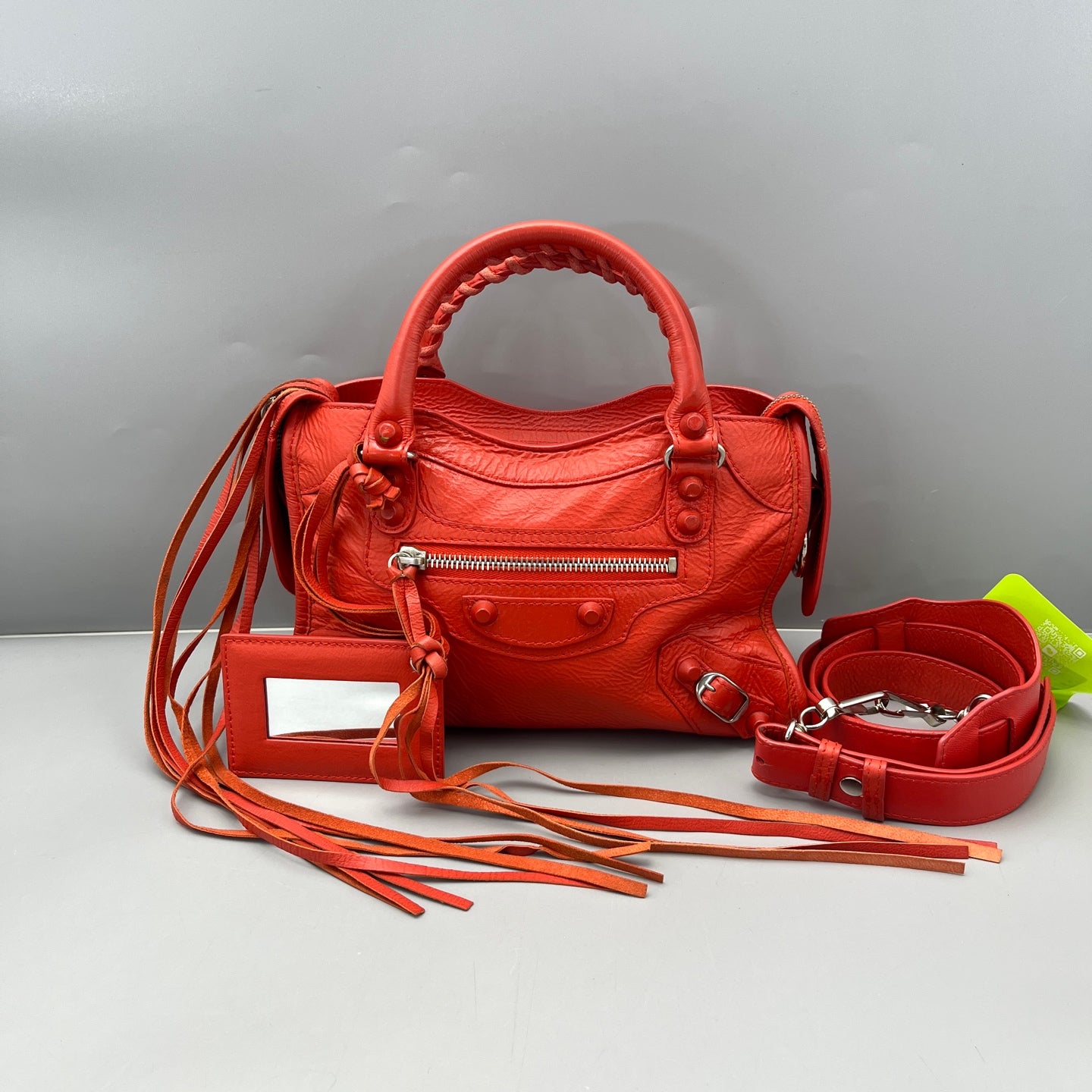 Balenciaga - City Mini - Lambskin leather - Orange - (mini)