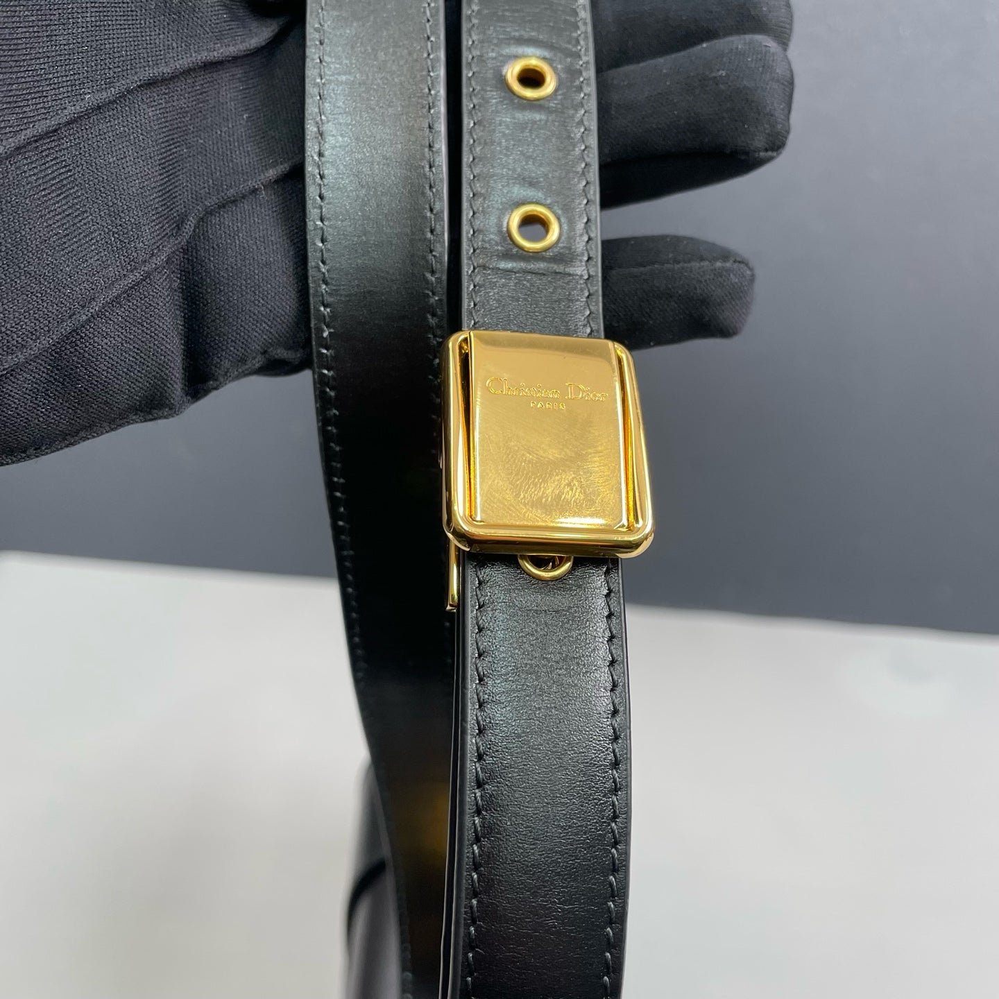 Dior - 30 Montaigne - Leather - Black - (Small)