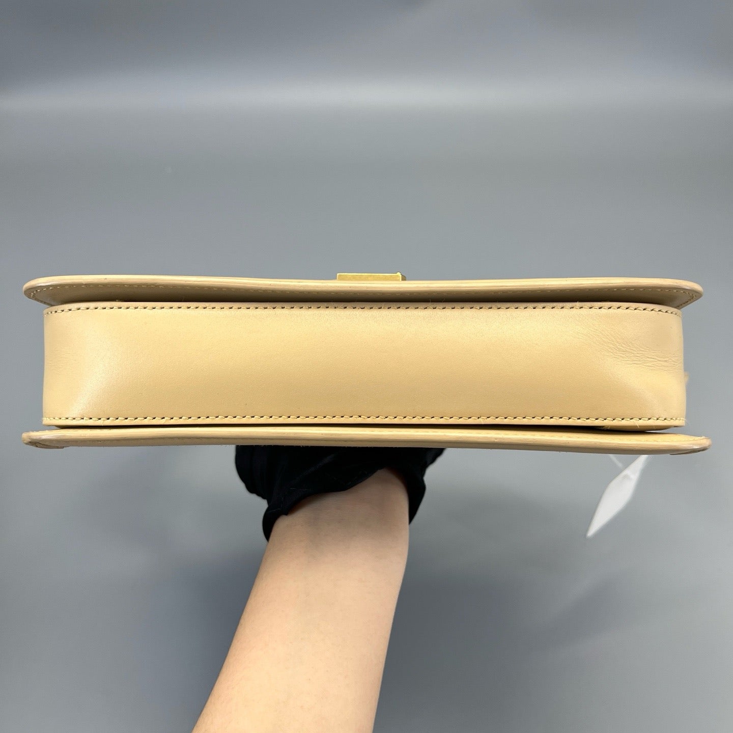 Saint Laurent - Solferino Shoulder Bag - Leather - Beige - (Medium)