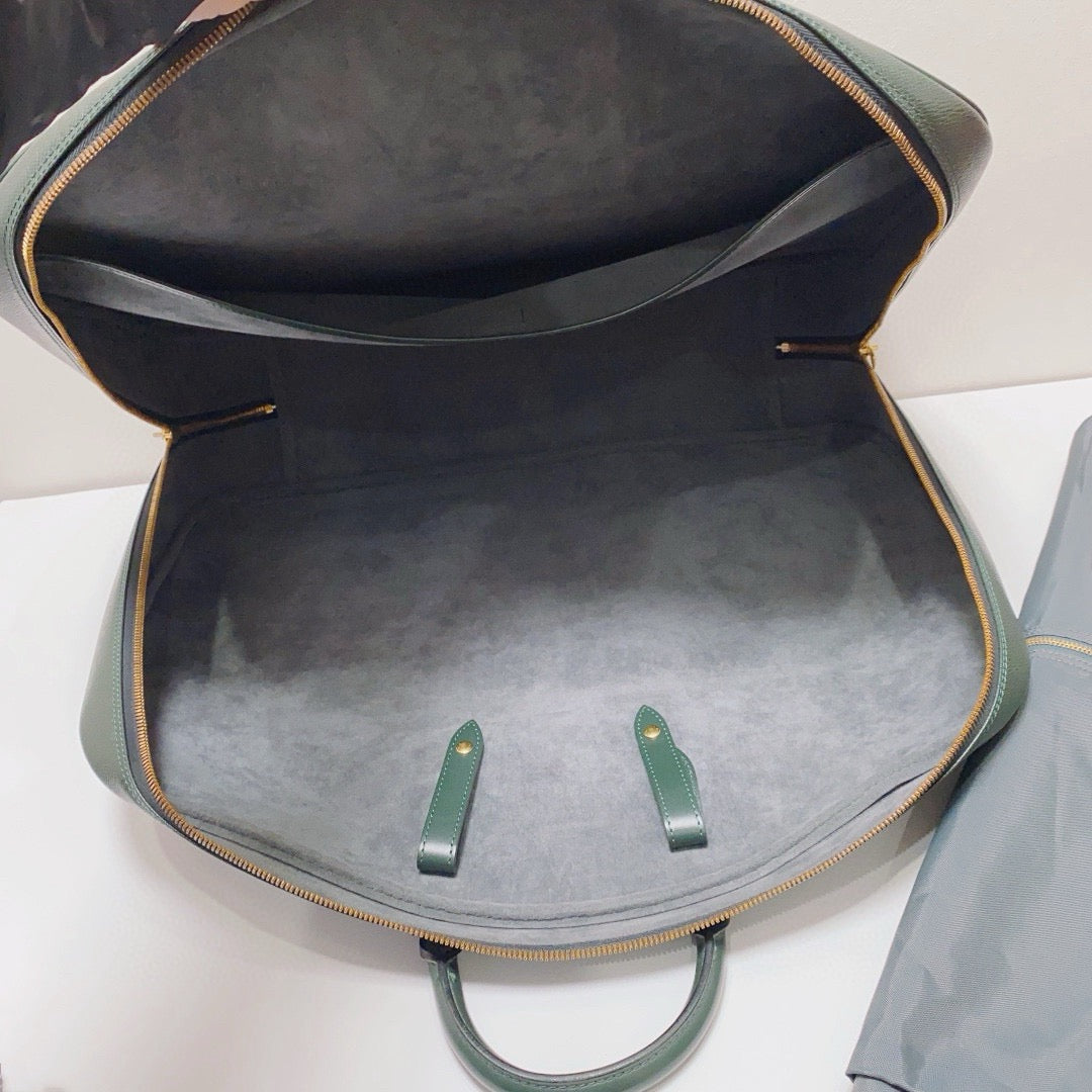 Louis Vuitton - Kendall Boston Bag - Taiga leather - Green - (Large)