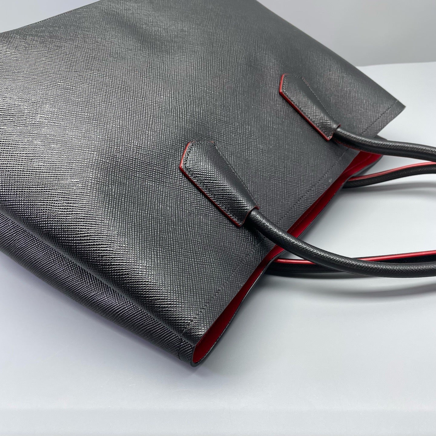 Prada - Double Bag - Saffiano leather - Black - (Medium)