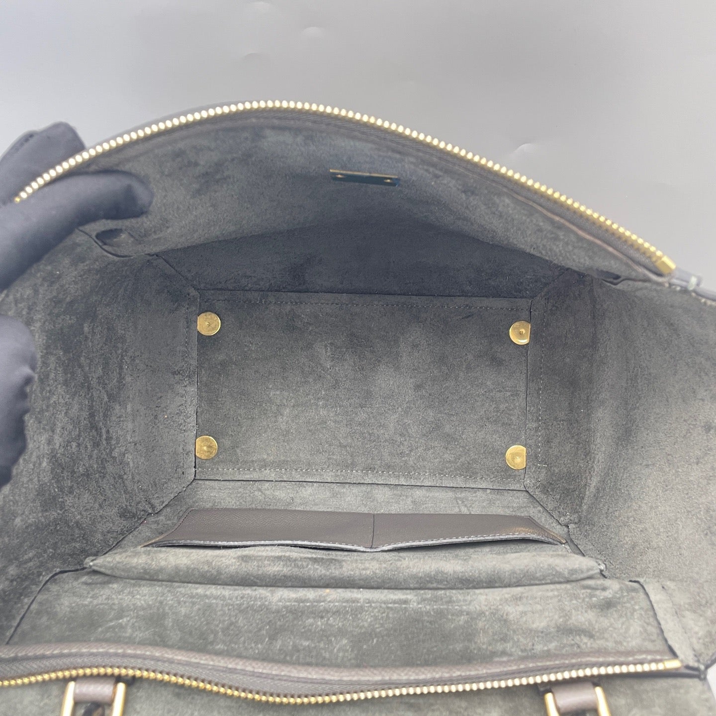 Celine - Belt Bag Medium - Grained leather - Grey - (Medium)