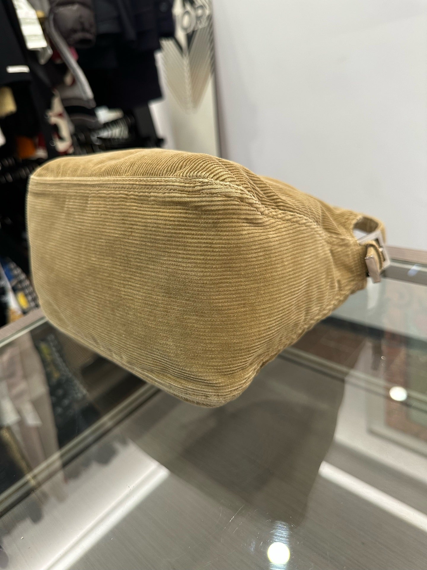 Fendi - Baguette - Corduroy - Yellow - (Medium)