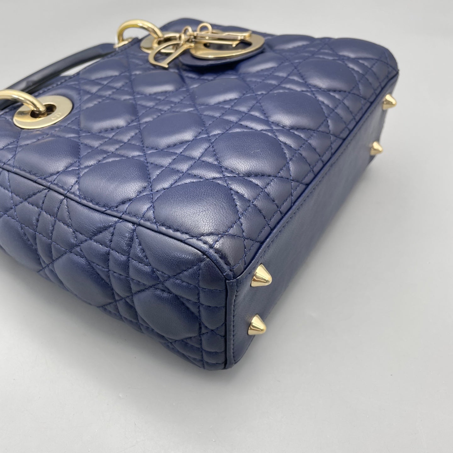 Dior - Lady Dior - Leather - Blue - (mini)