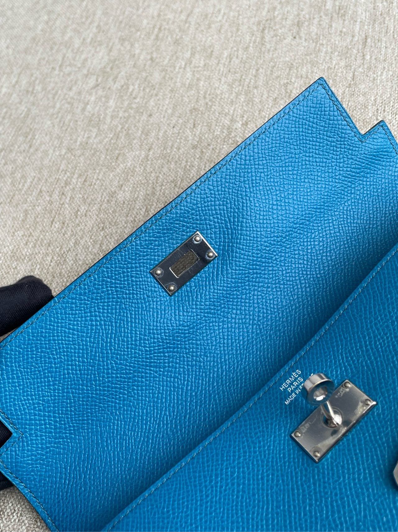 Hermès - Kelly Longue Wallet - Epsom leather - Blue - (medium)