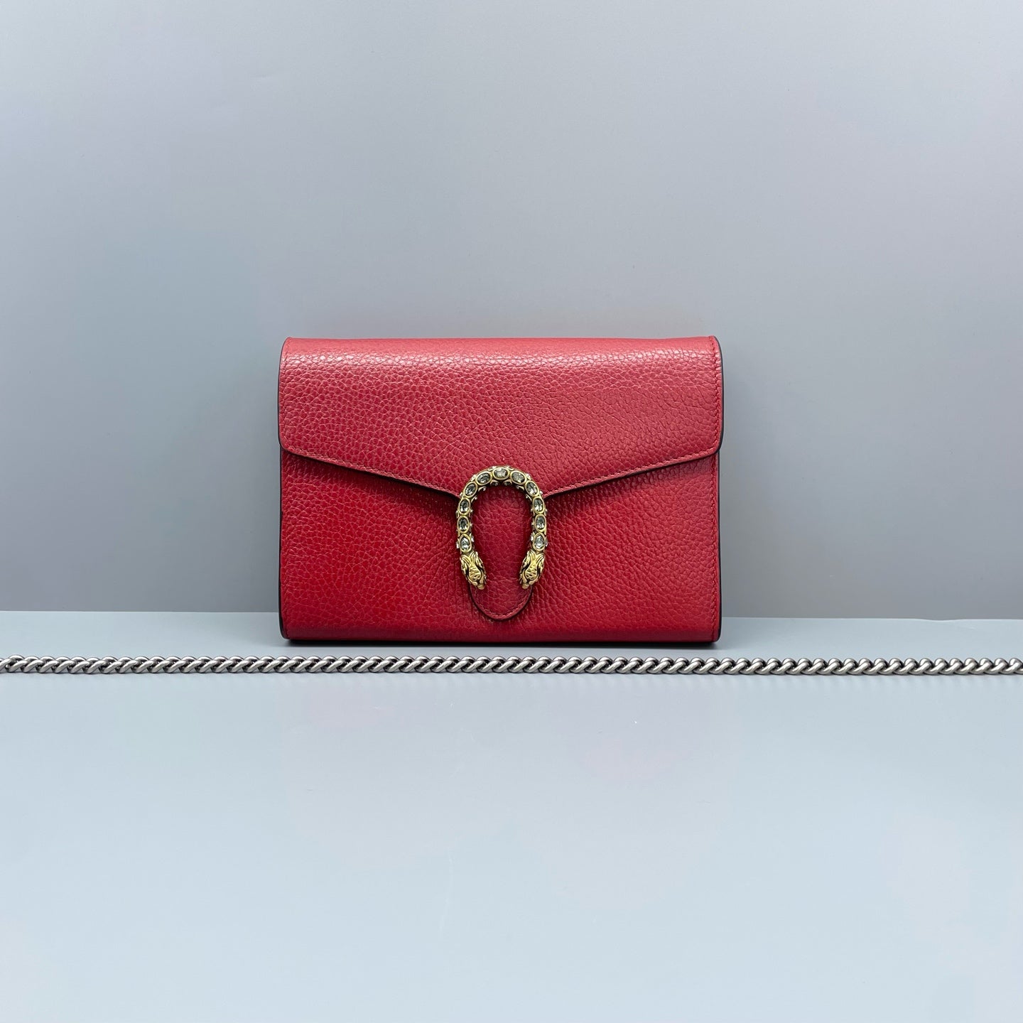 Gucci - Dionysus WOC - Grained leather - Red - (mini)
