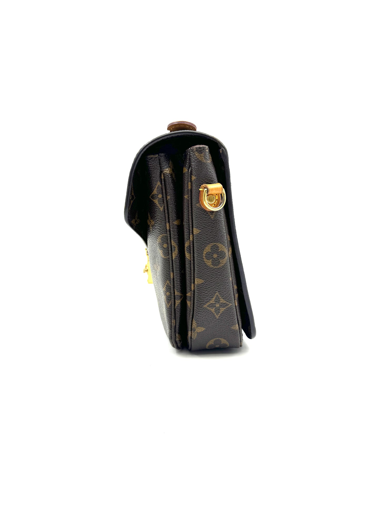 Louis Vuitton - Pochette Metis - Monogram coated canvas with cowhide leather trim - Brown - (Medium)