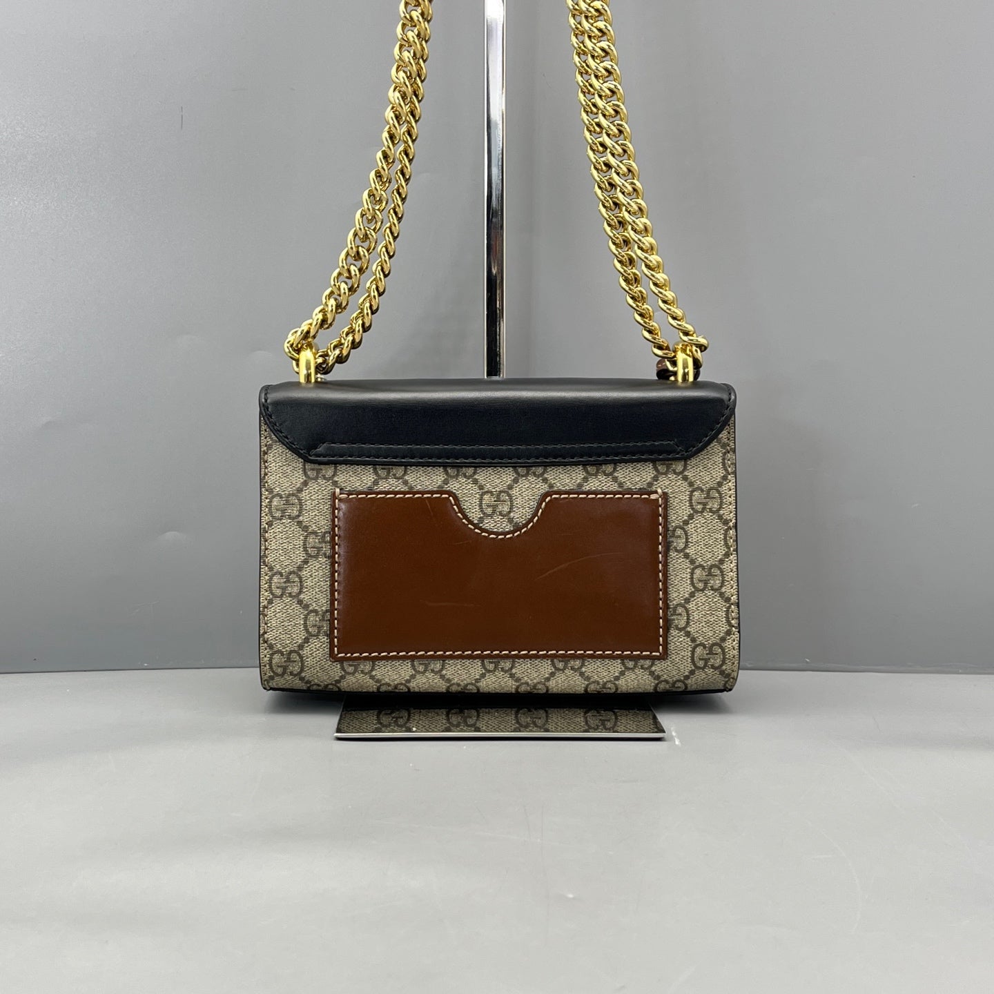 Gucci - Padlock Small Shoulder Bag - GG Supreme canvas and Leather - Multicolour - (small)