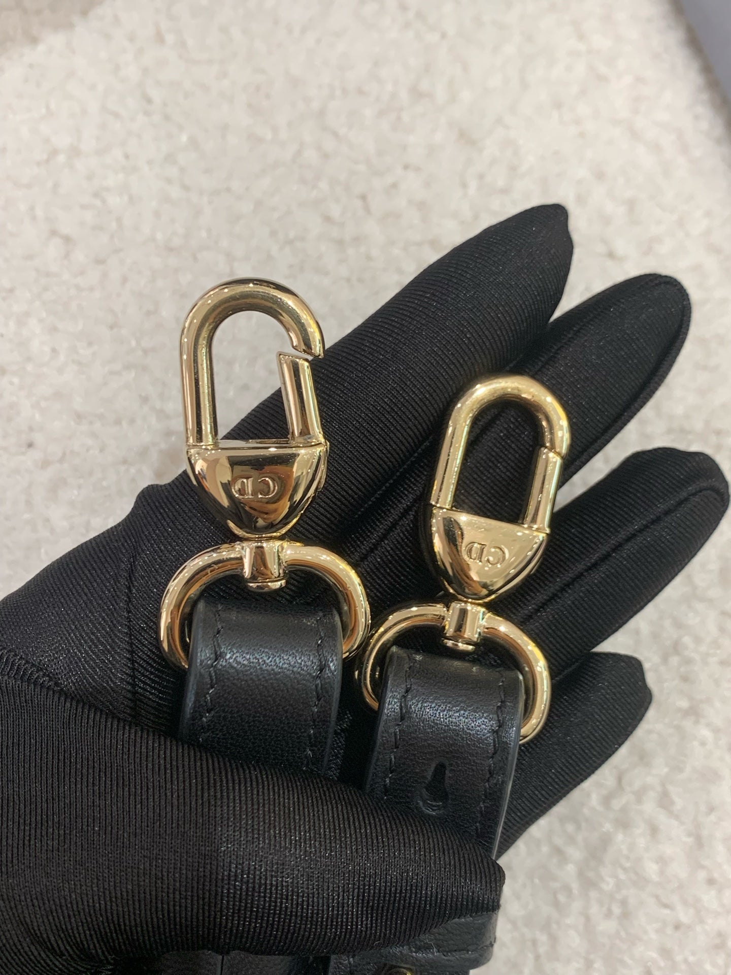 Dior - Lady Dior Small - Lambskin leather - Black - (Small)