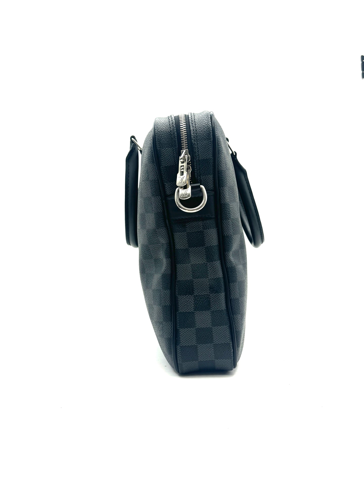 Louis Vuitton - Porte-Documents Voyage - Coated canvas with leather trim - Black - (large)