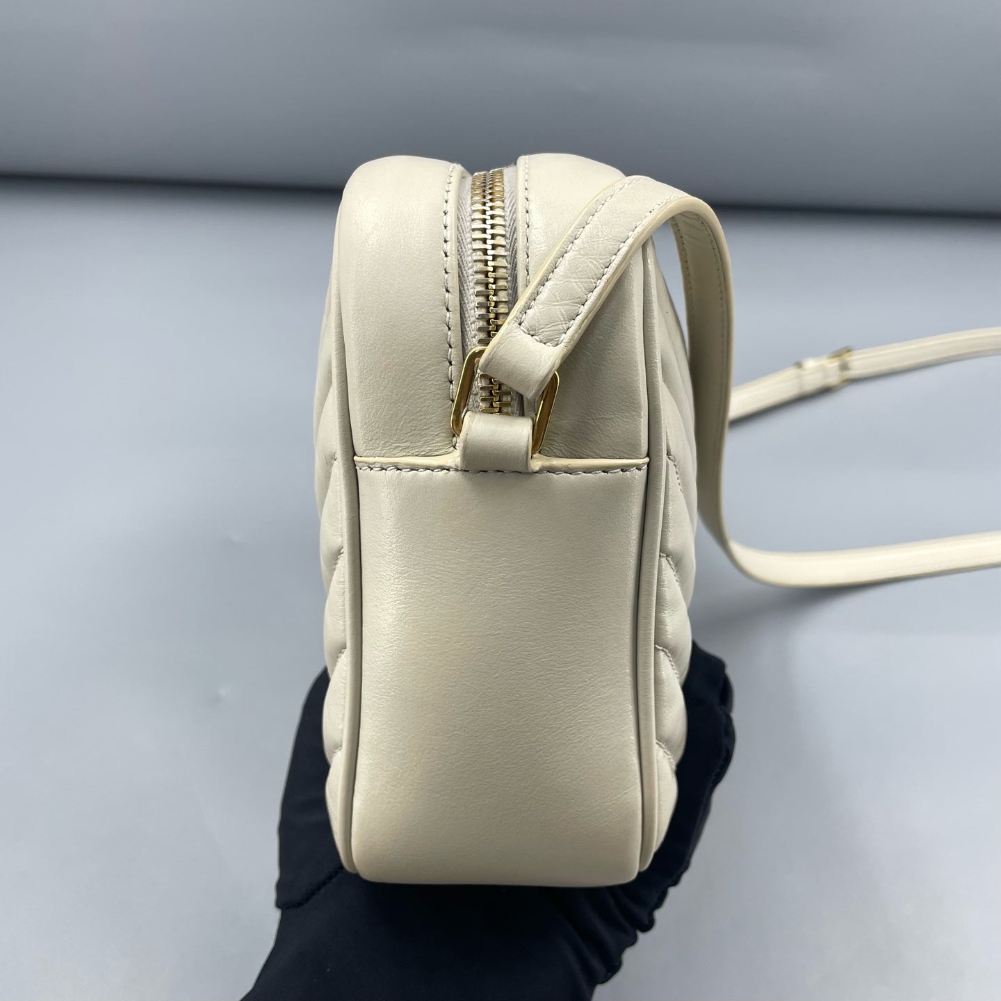Saint Laurent - Lou Camera Bag - Leather - White - (Small)