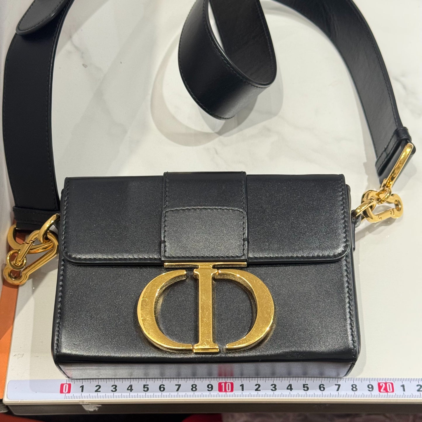 Dior - Montaigne Box Bag - Leather - Black - (mini)