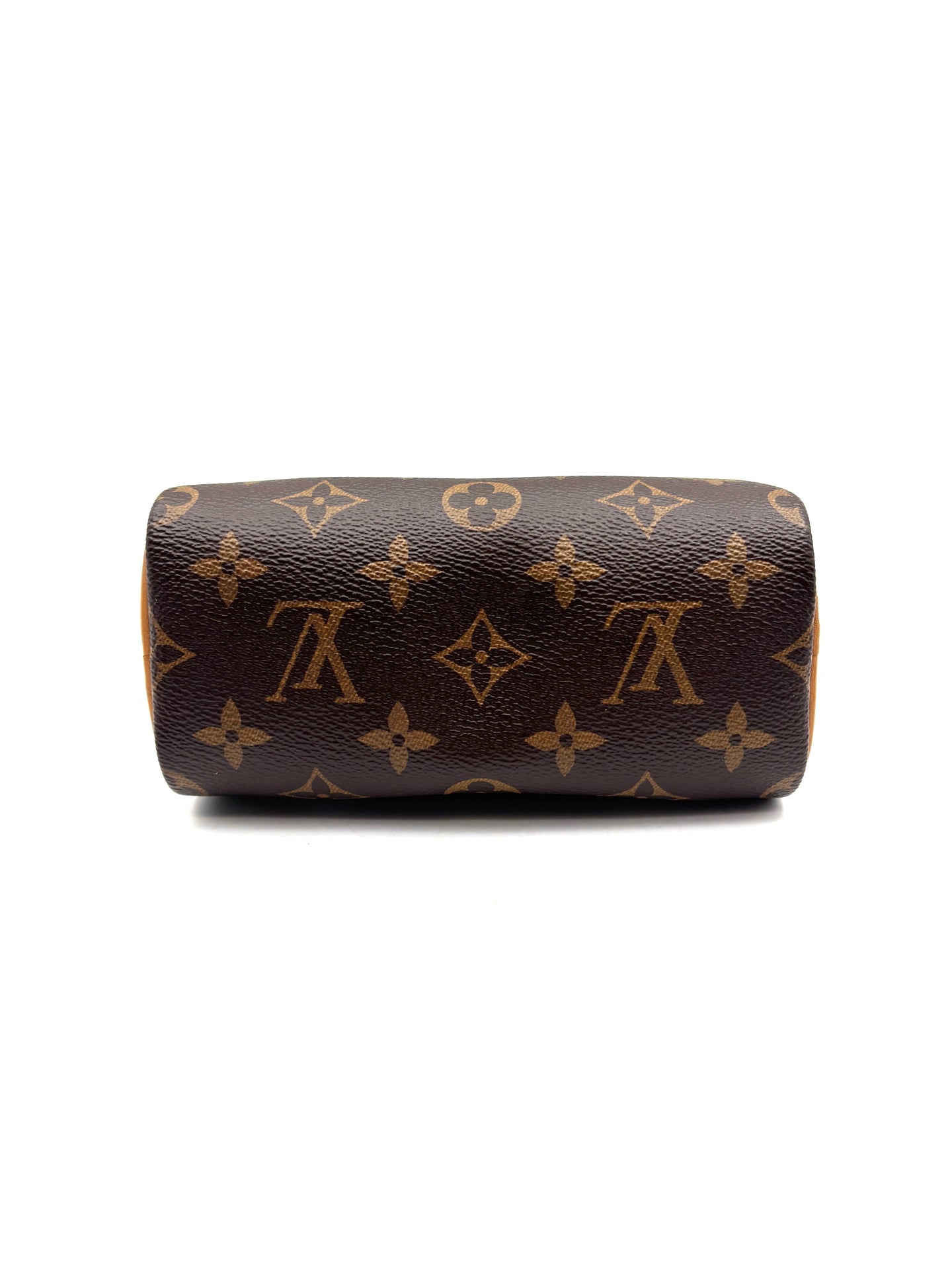 Louis Vuitton - Speedy Nano - Monogram coated canvas with natural cowhide leather trim - Brown - (mini)