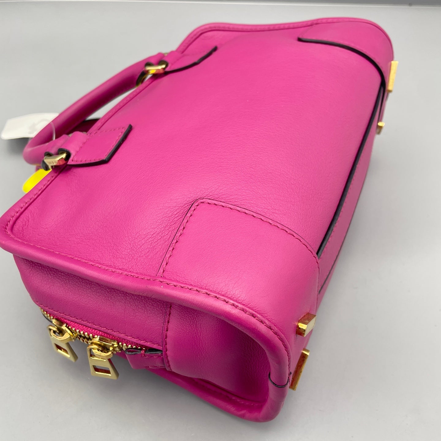 Loewe - Amazona - Grained leather - Fuchsia Pink with Gold-Tone Hardware - (mini)