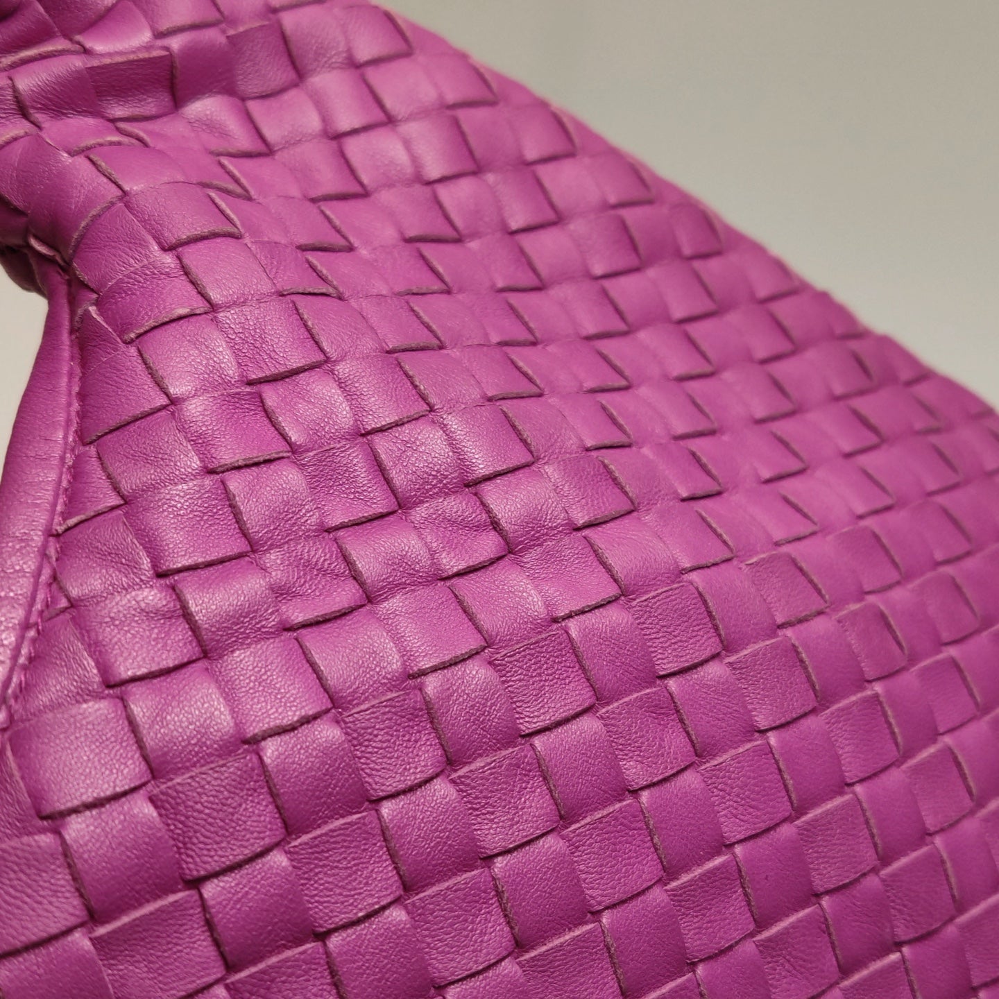 Bottega Veneta - Intrecciato Hobo Bag 367639-V0016 - Lambskin leather - Pink - (medium)