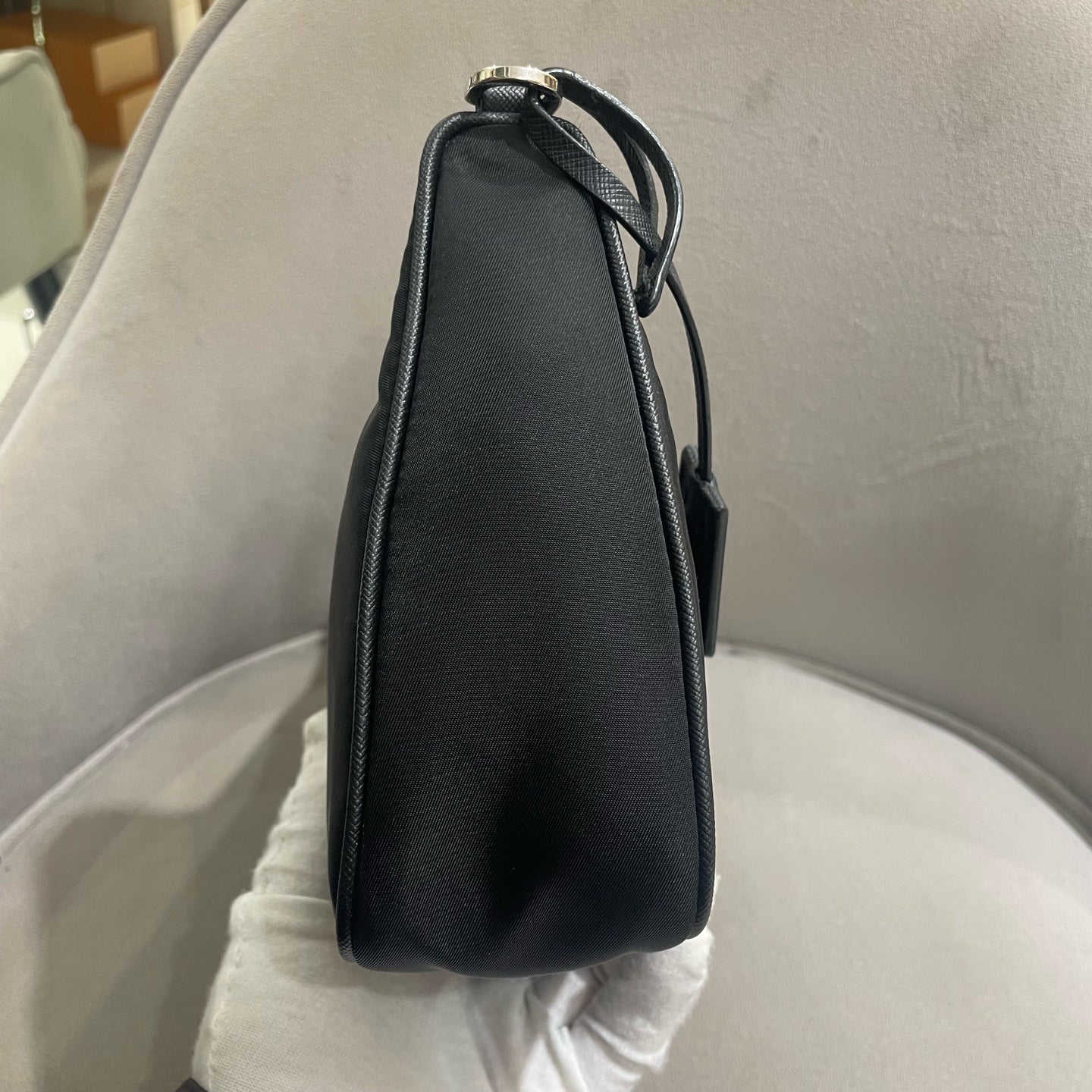 Prada - Re-Edition 2005 Hobo - Re-Nylon (Polyamide) and Saffiano leather trim - Black - (Small)