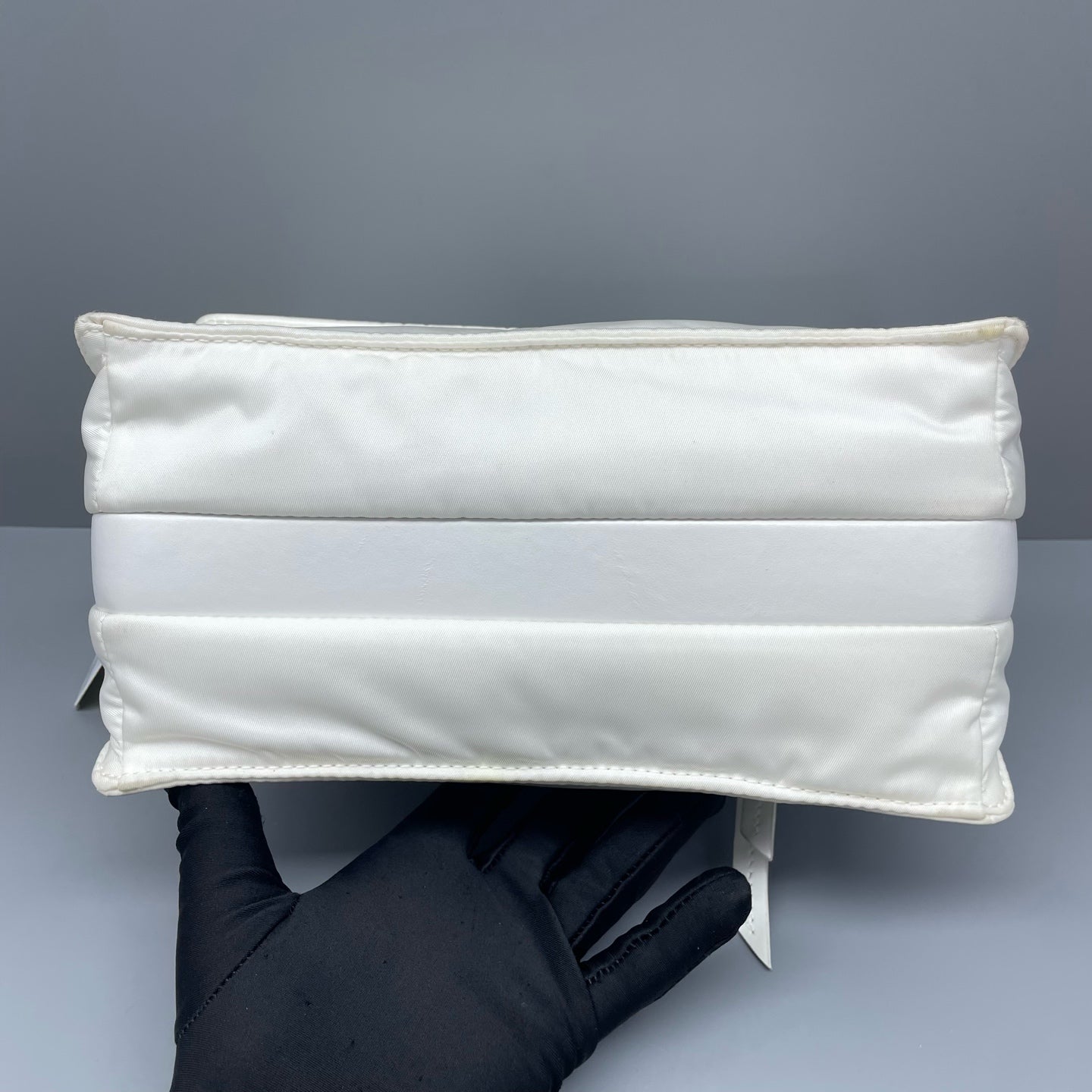 Prada - Cini Messenger Bag - Polyamide - White - (small)