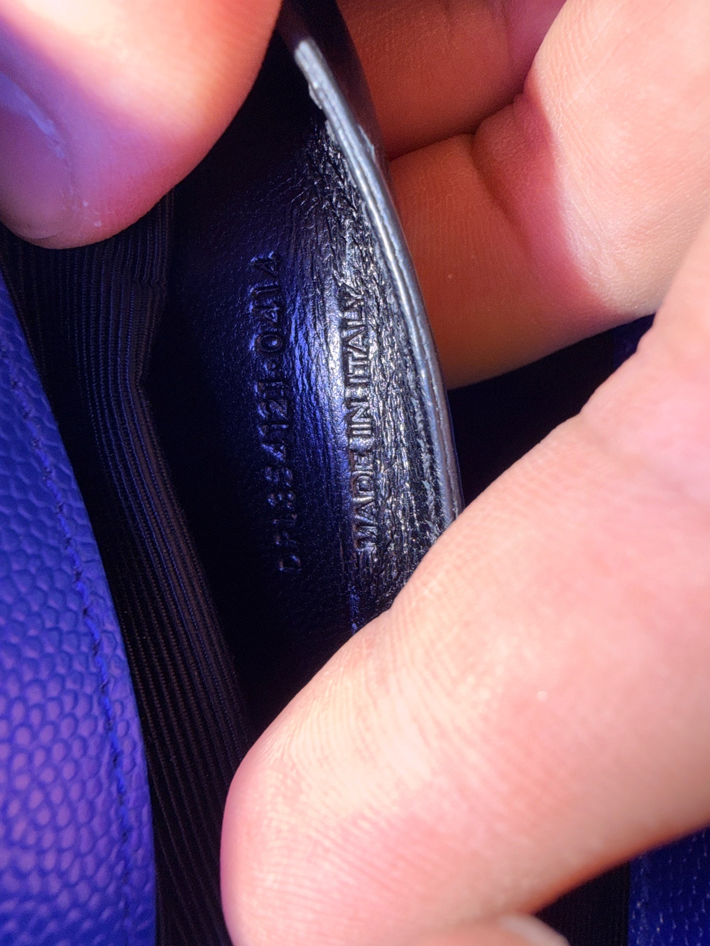 Saint Laurent - Kate - Grained Leather - Blue - (mini)