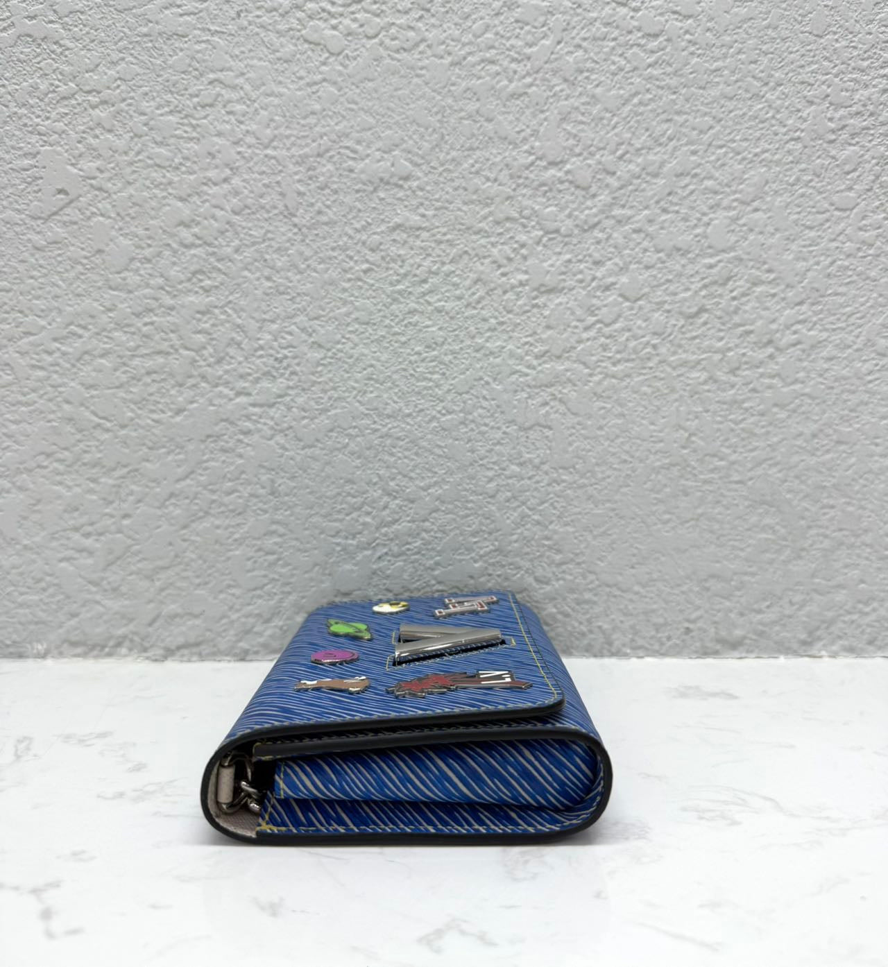 Louis Vuitton - Twist Chain Wallet - Epi leather - Blue - (Mini)