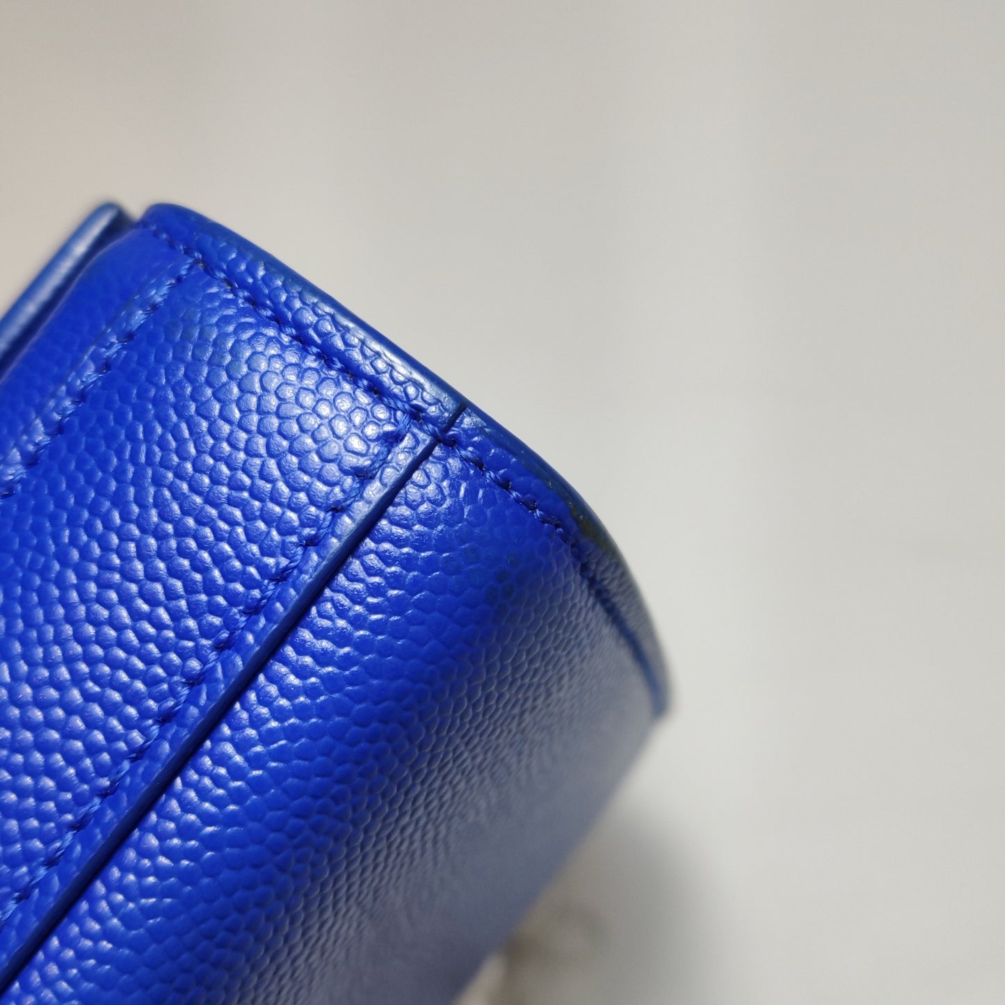 Saint Laurent - Kate - Grained Leather - Blue - (mini)